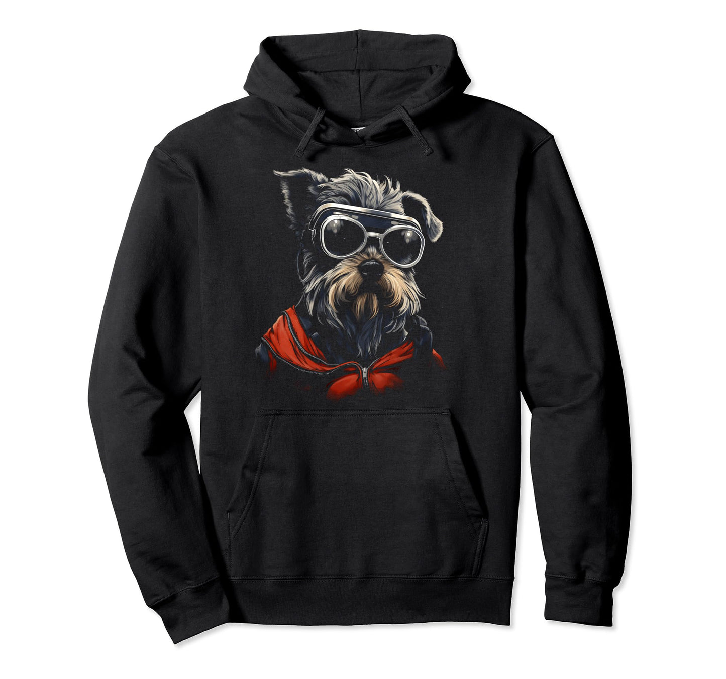 Motorcycle Dad Biker Dog Funny Hoodie - Novelty Apparel for Adults - T-Shirt, Sweatshirt, Hoodie