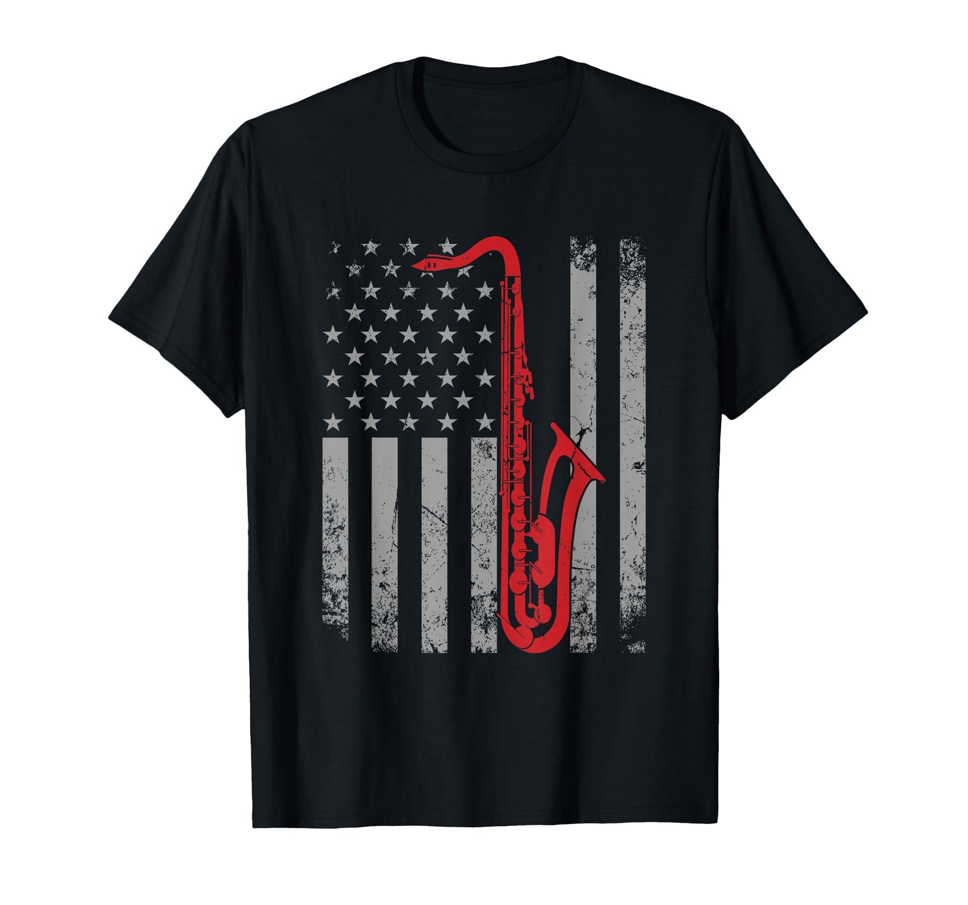 Saxophone Musician Jazz Music T-Shirt - Casual Everyday Wear for Adults - T-Shirt, Sweatshirt, Hoodie