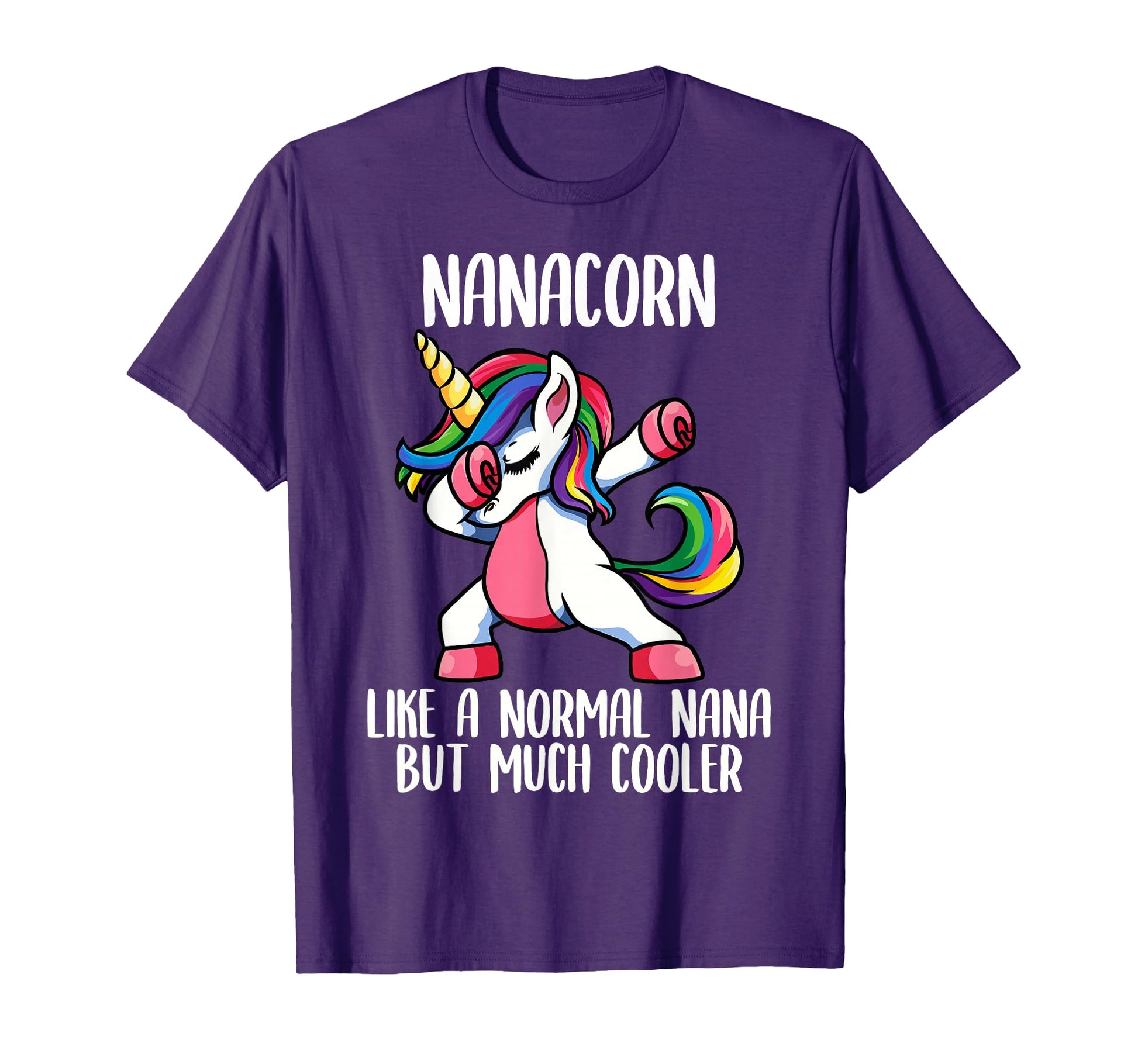 Unicorn Nana Birthday Party Nanacorn T-Shirt - Unique Graphic Men Women - T-Shirt, Sweatshirt, Hoodie
