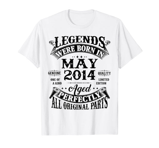 12Th Birthday Gift Legend Born May T-Shirt - Trendy Graphic for Adults - T-Shirt, Sweatshirt, Hoodie