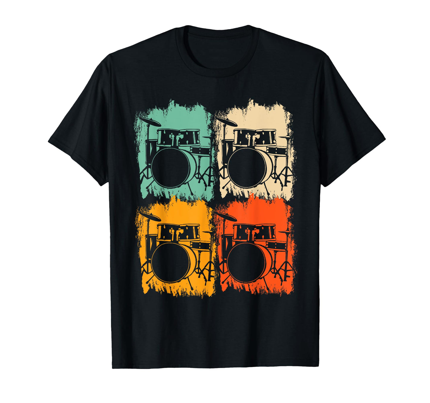 Pop Art Drummer Drums T-Shirt - Novelty Apparel Men Women - T-Shirt, Sweatshirt, Hoodie