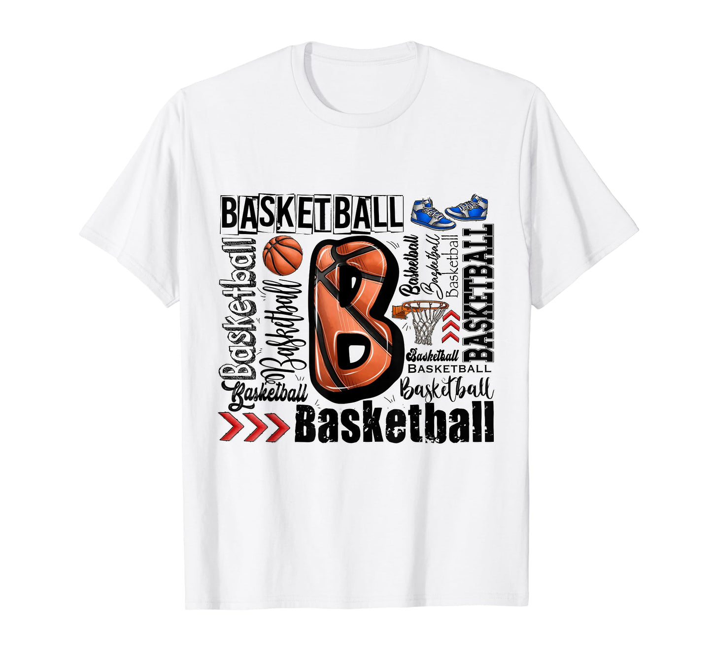 Basketball Player Mom Dad Sister T-Shirt - Fun Novelty Design for Adults - T-Shirt, Sweatshirt, Hoodie