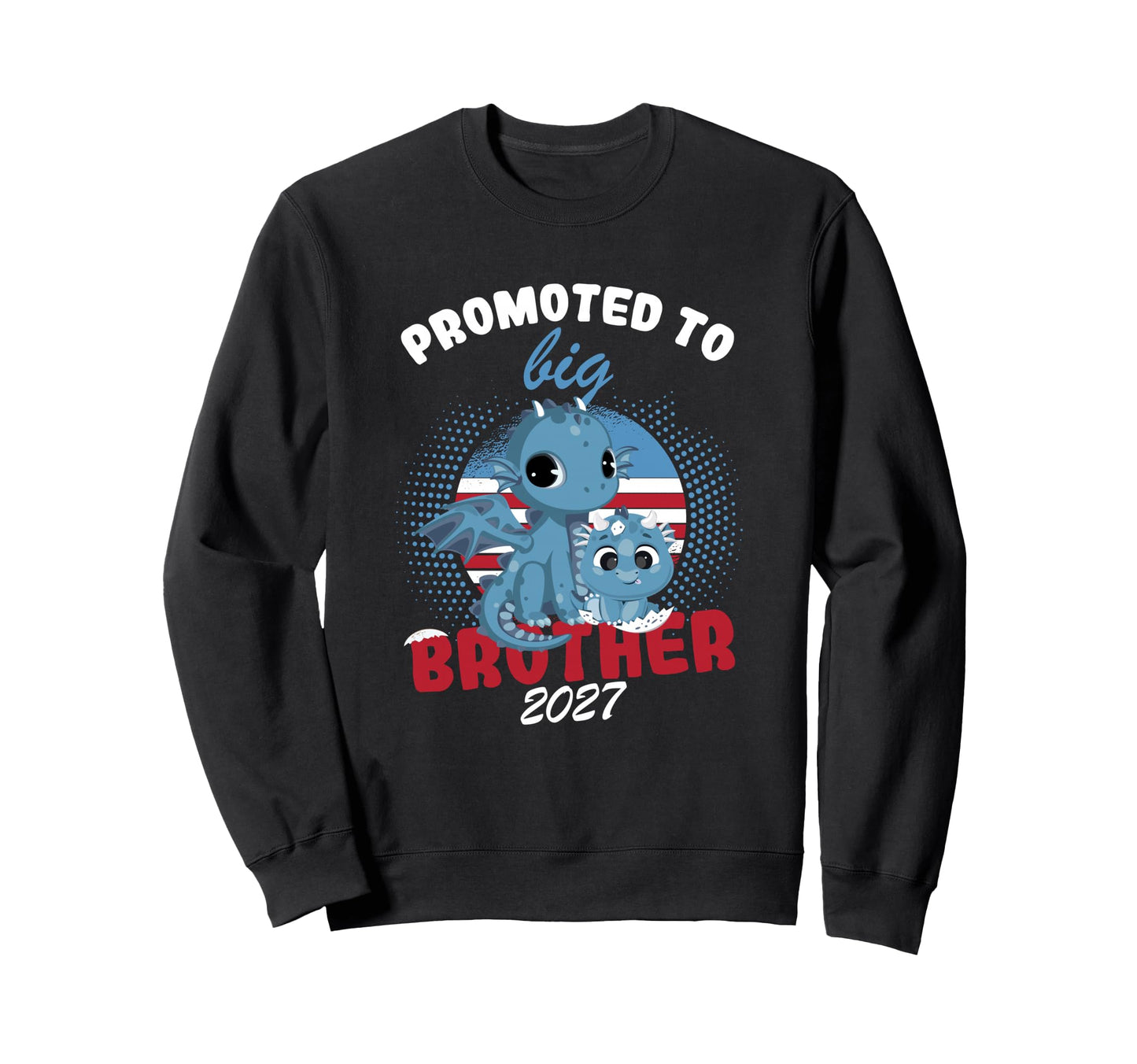 Promoted To Big Brother 2027 Sweatshirt - Novelty Apparel for Adults - T-Shirt, Sweatshirt, Hoodie