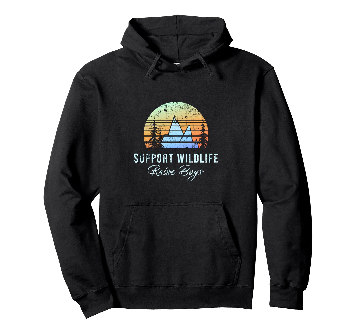 Mom Support Wildlife Raise Mother Day Hoodie - Unique Graphic for Adults - T-Shirt, Sweatshirt, Hoodie