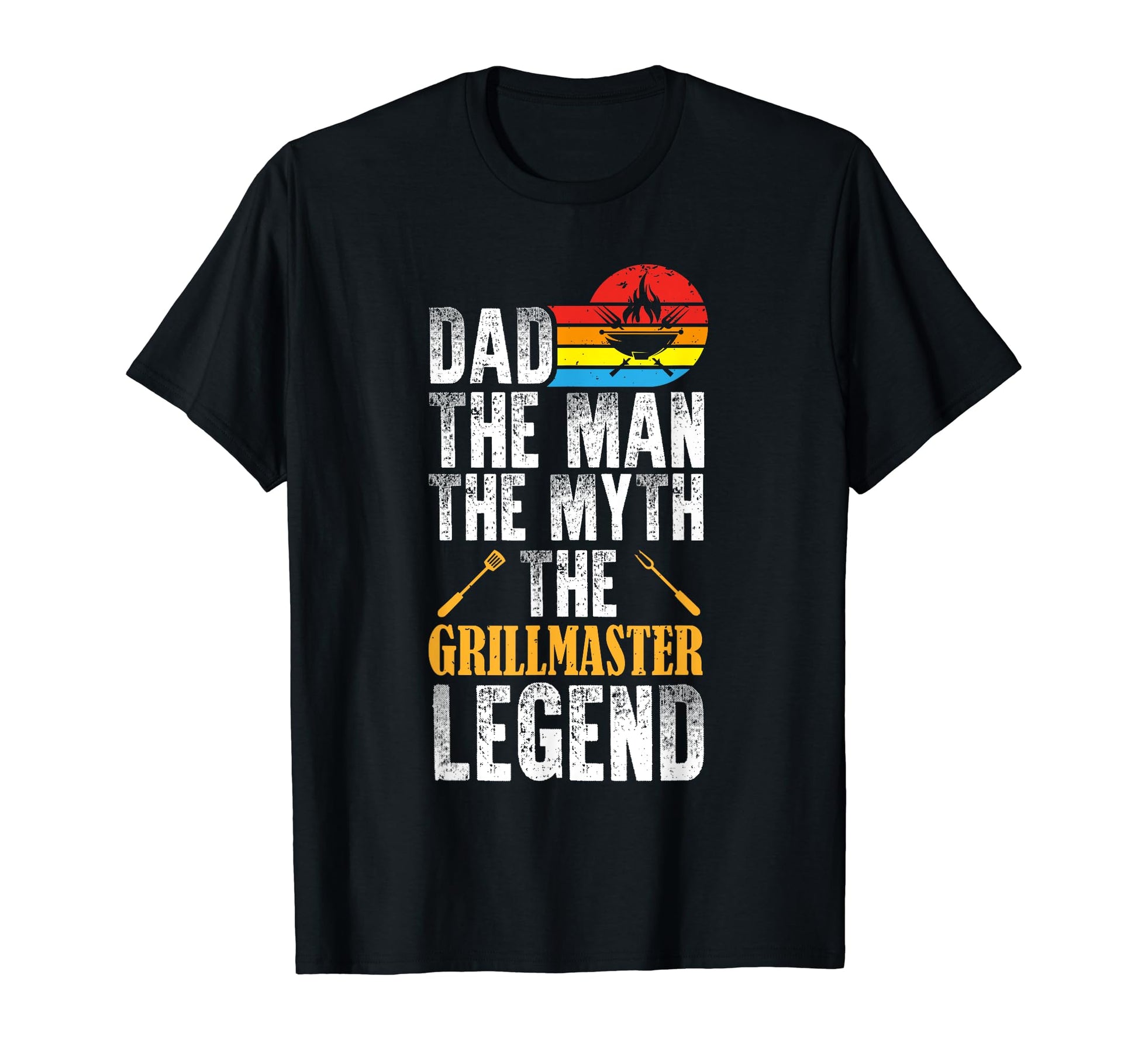Dad Myth Grillmaster Legend Bbq Lover T-Shirt - Trendy Graphic Men Women - T-Shirt, Sweatshirt, Hoodie