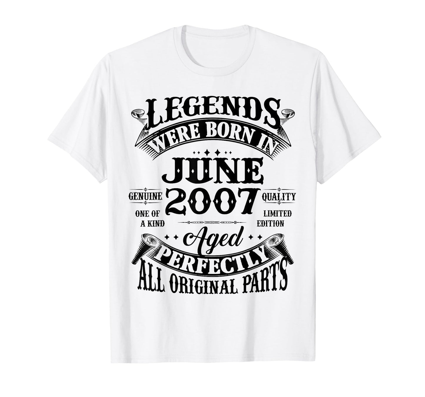 19Th Birthday Gift Legend Born June T-Shirt - Trendy Graphic for Adults - T-Shirt, Sweatshirt, Hoodie