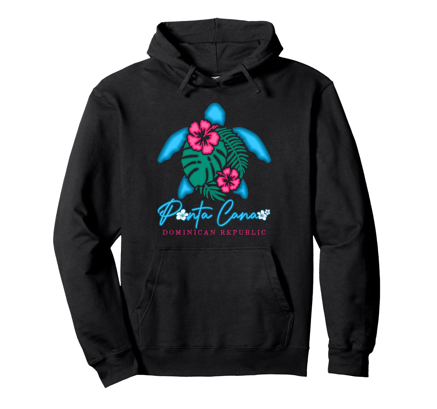 Punta Cana Dominican Republic Sea Turtle Hoodie - Unique Graphic Unisex - T-Shirt, Sweatshirt, Hoodie