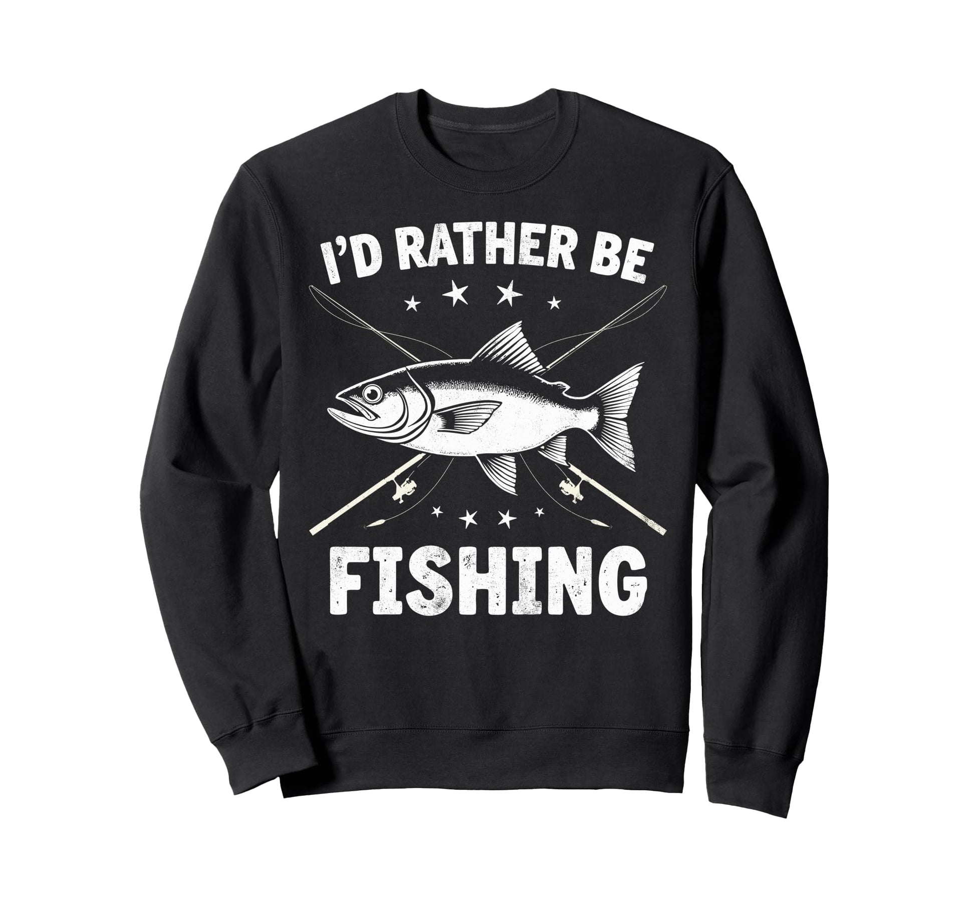 Id Rather Be Fishing Fish Fan Sweatshirt - Streetwear Style Men Women - T-Shirt, Sweatshirt, Hoodie