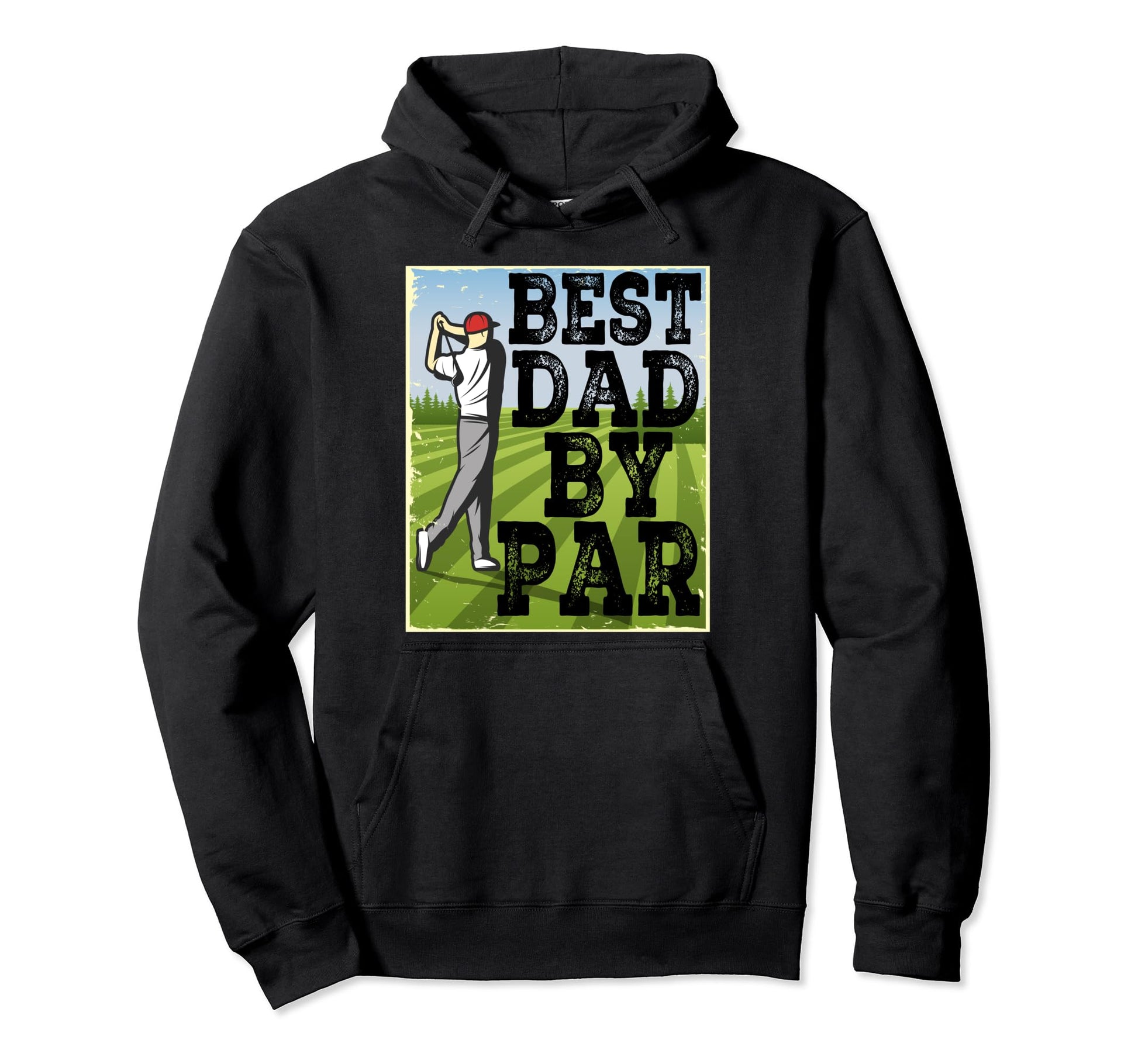 Mens Best Dad Par Disc Golf Golfer Hoodie - Aesthetic Graphic Men Women - T-Shirt, Sweatshirt, Hoodie