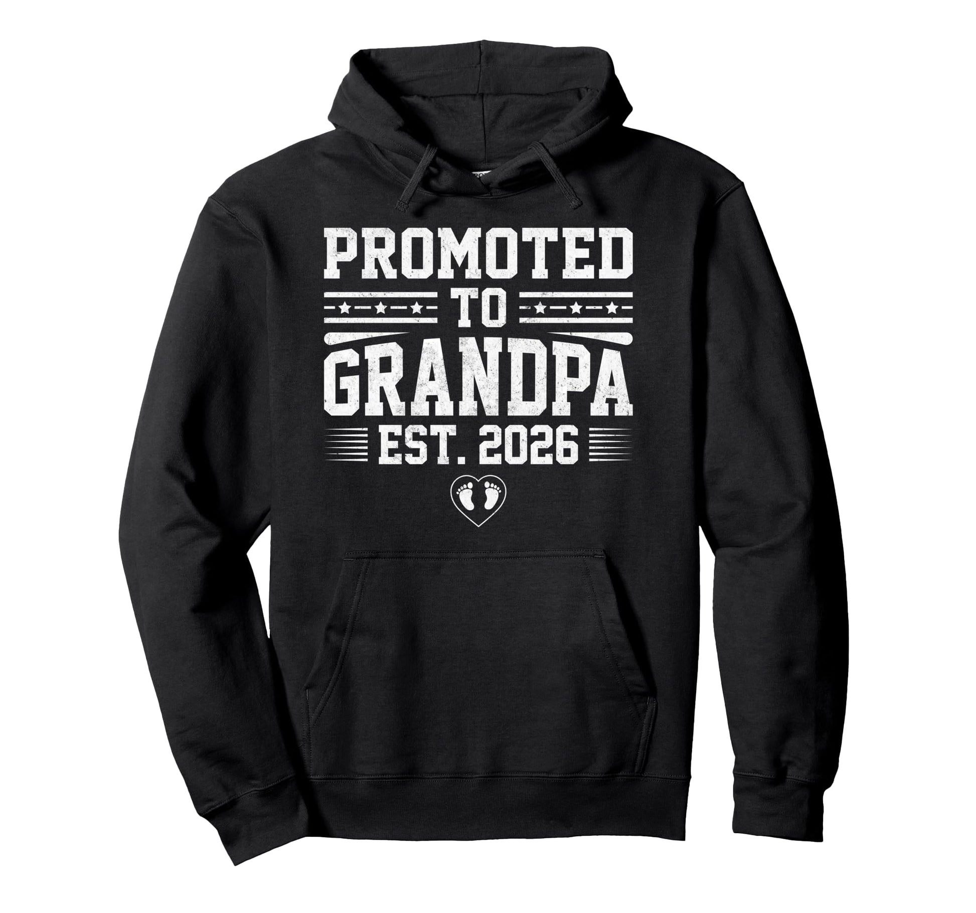 Promoted To Grandpa Est 2026 Grandpa Hoodie - Minimalist Print Men Women - T-Shirt, Sweatshirt, Hoodie
