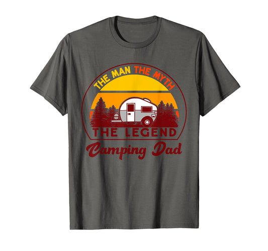 Camping Dad Motorhome Gift Caravan Camper T-Shirt - Novelty Apparel Unisex - T-Shirt, Sweatshirt, Hoodie