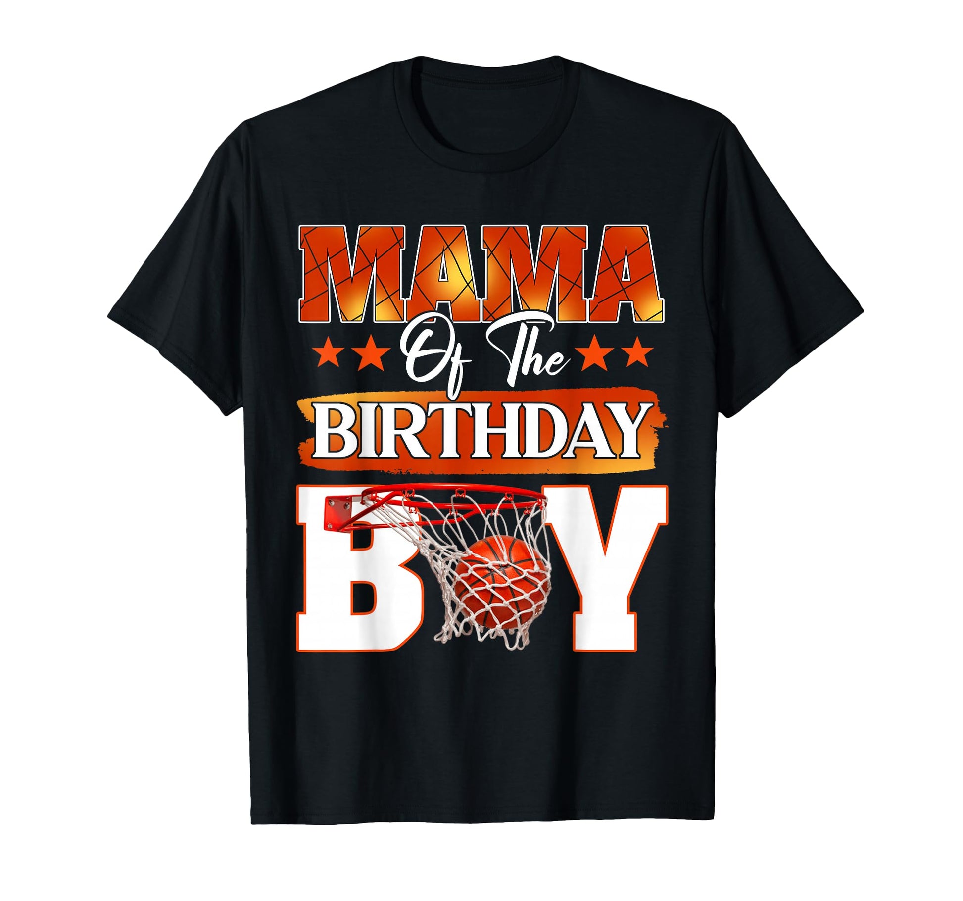 Basketball Mama Birthday Family T-Shirt - Minimalist Print Men Women - T-Shirt, Sweatshirt, Hoodie