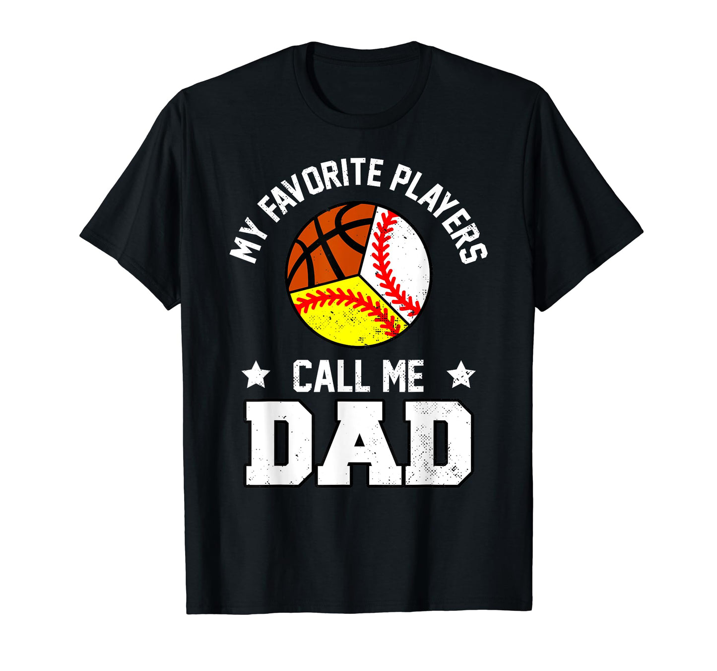 My Favorites Baseball Softball Basketball T-Shirt - Unique Graphic Unisex - T-Shirt, Sweatshirt, Hoodie