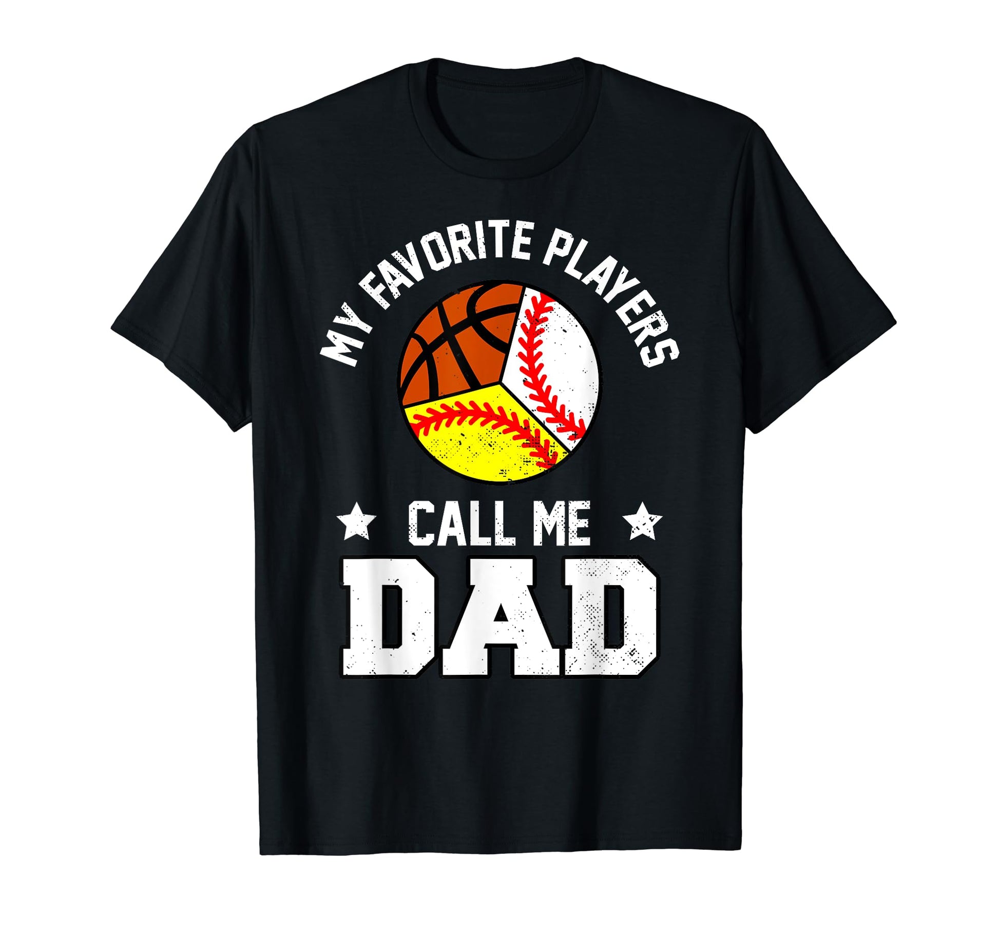 My Favorites Baseball Softball Basketball T-Shirt - Unique Graphic Unisex - T-Shirt, Sweatshirt, Hoodie