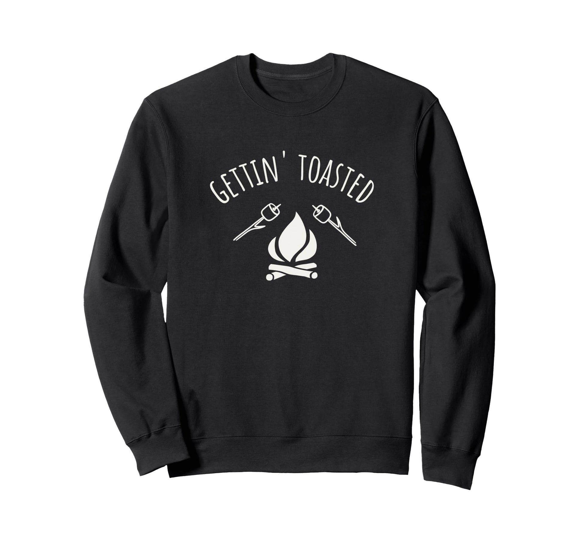 Gettin Toasted Fire Pit Smores Sweatshirt - Custom Art Print Unisex - T-Shirt, Sweatshirt, Hoodie