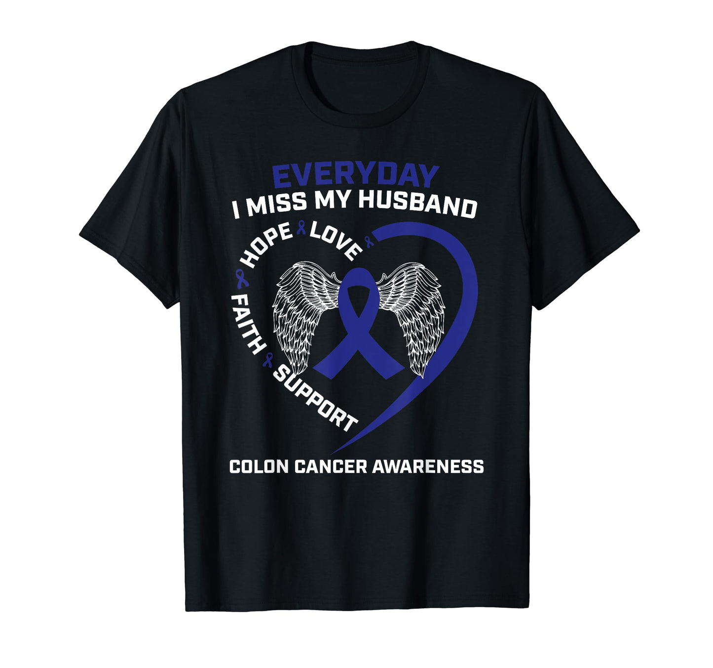 Colorectal Wings Memory Husband Colon T-Shirt - Fun Novelty Design Unisex - T-Shirt, Sweatshirt, Hoodie