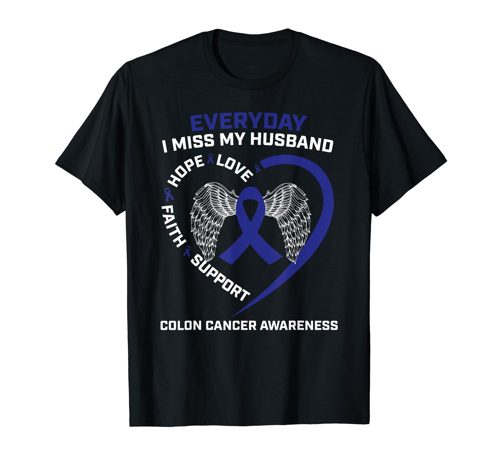 Colorectal Wings Memory Husband Colon T-Shirt - Fun Novelty Design Unisex - T-Shirt, Sweatshirt, Hoodie