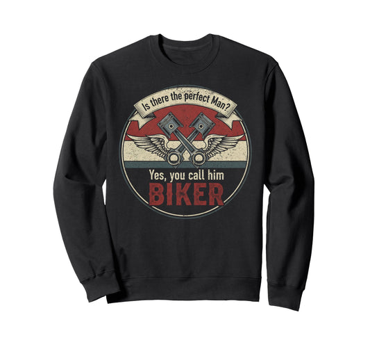 Biker Wings Pistons Motorcycle Sweatshirt - Custom Art Print Men Women - T-Shirt, Sweatshirt, Hoodie