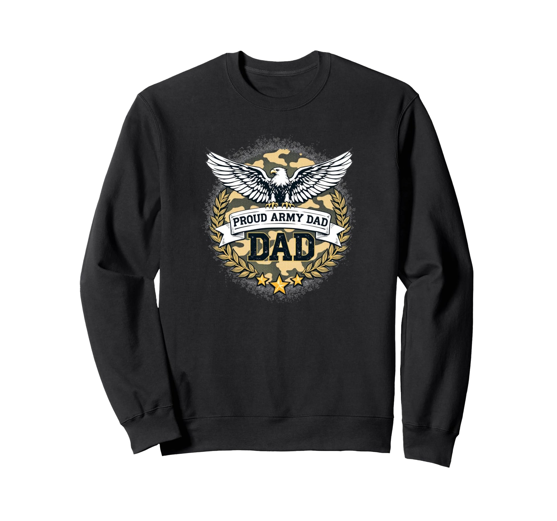 Proud Army Dad Army Forces American Sweatshirt - Trendy Graphic for Adults - T-Shirt, Sweatshirt, Hoodie