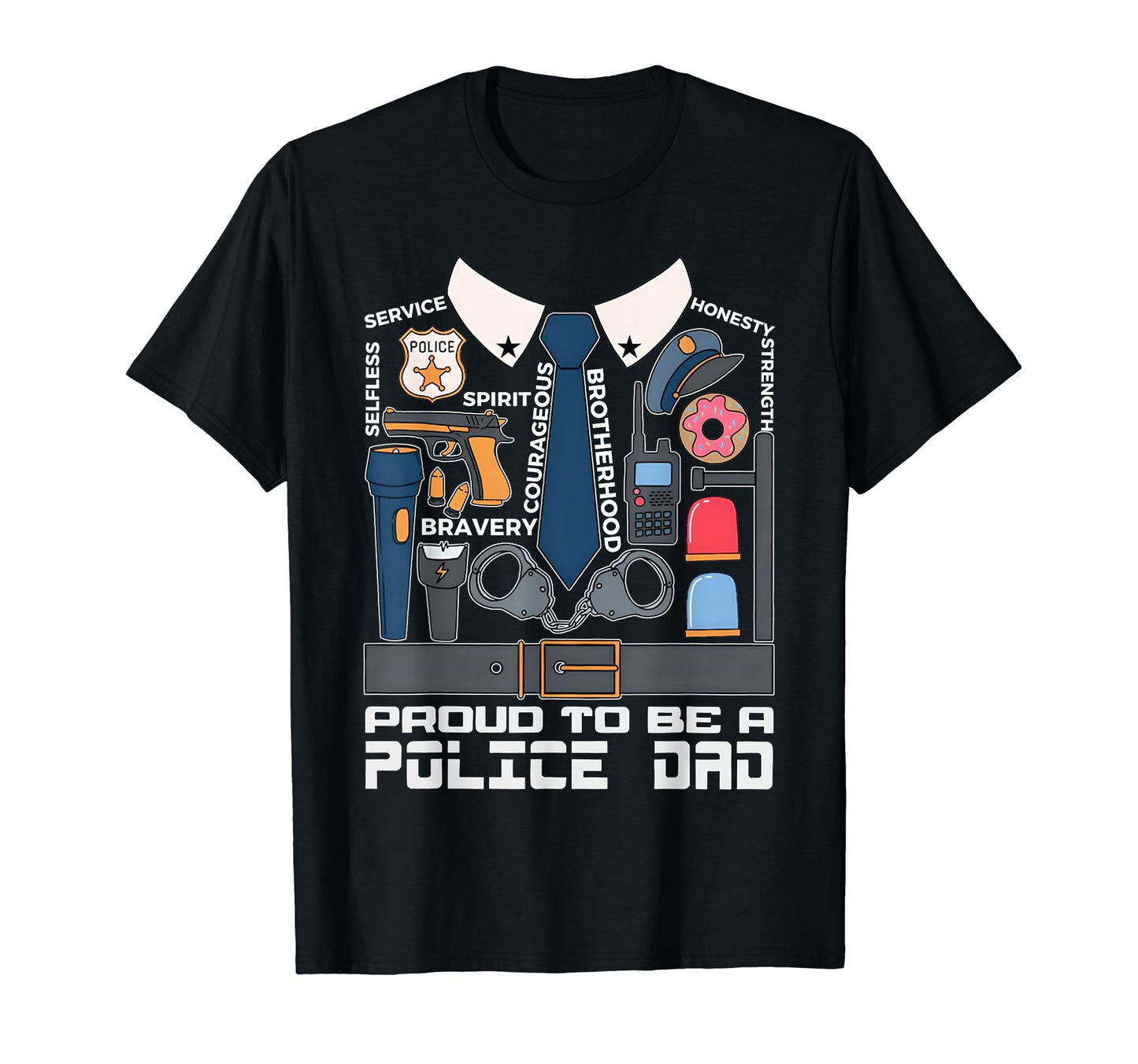 I Once Protected Him Police Officer T-Shirt - Novelty Apparel Men Women - T-Shirt, Sweatshirt, Hoodie
