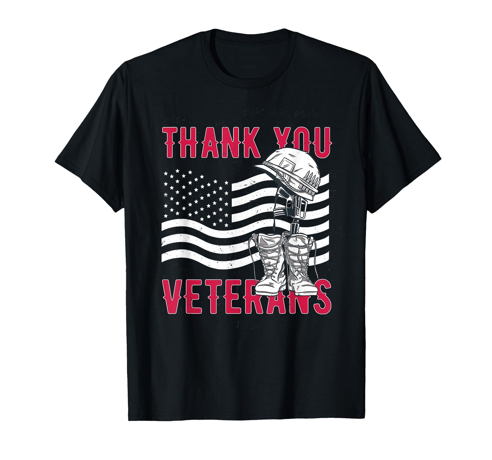 Veteran Us Usa Us Flag Veterans Day T-Shirt - Fun Novelty Design Men Women - T-Shirt, Sweatshirt, Hoodie