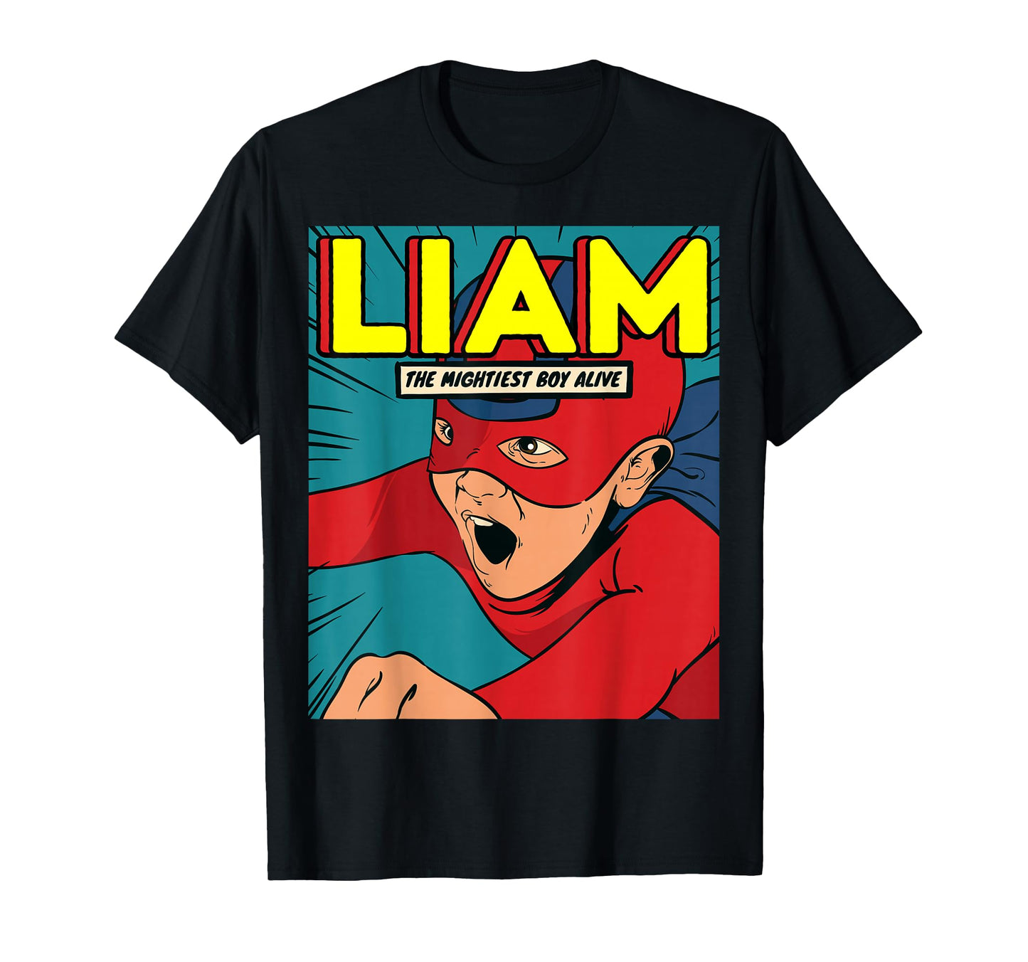 Liam Superhero I Birthday Fighter I T-Shirt - Unique Graphic Unisex - T-Shirt, Sweatshirt, Hoodie