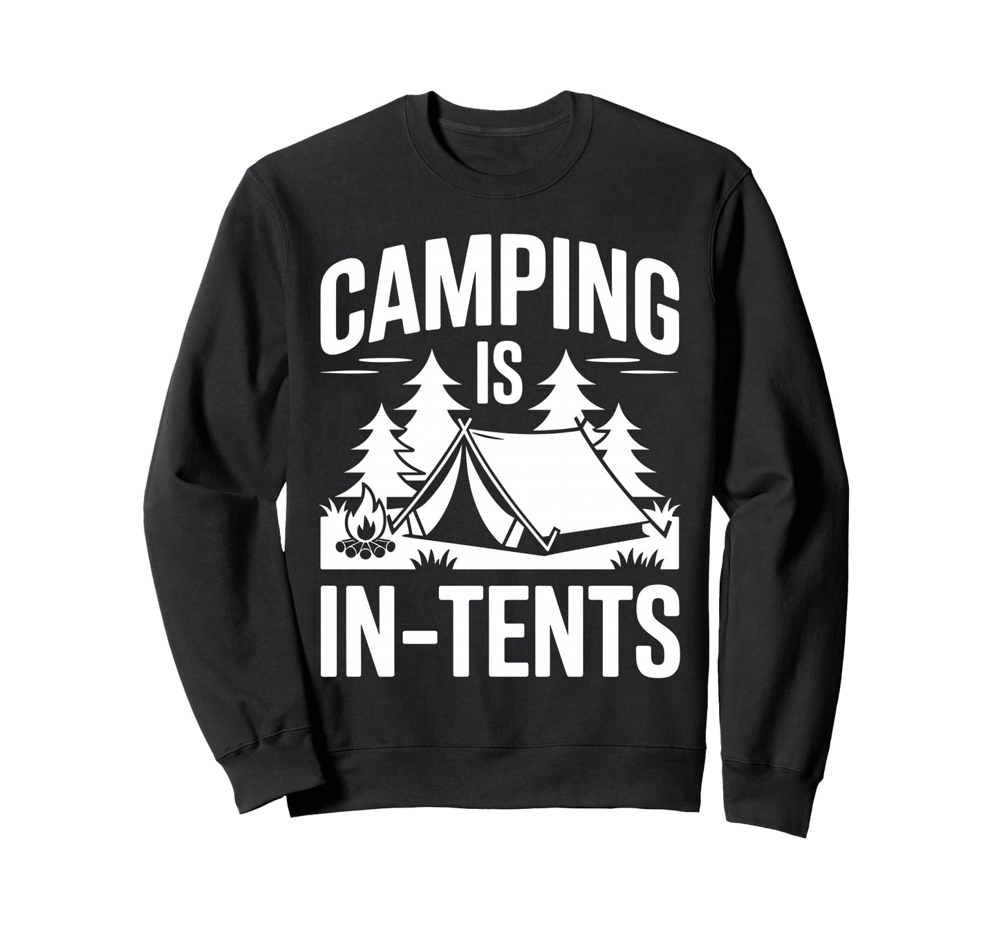 Camping Art Camping Trailer Camper Rv Sweatshirt - Graphic Print for Adults - T-Shirt, Sweatshirt, Hoodie