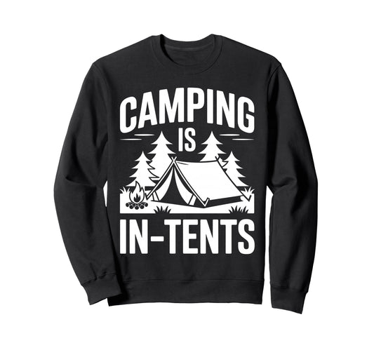 Camping Art Camping Trailer Camper Rv Sweatshirt - Graphic Print for Adults - T-Shirt, Sweatshirt, Hoodie