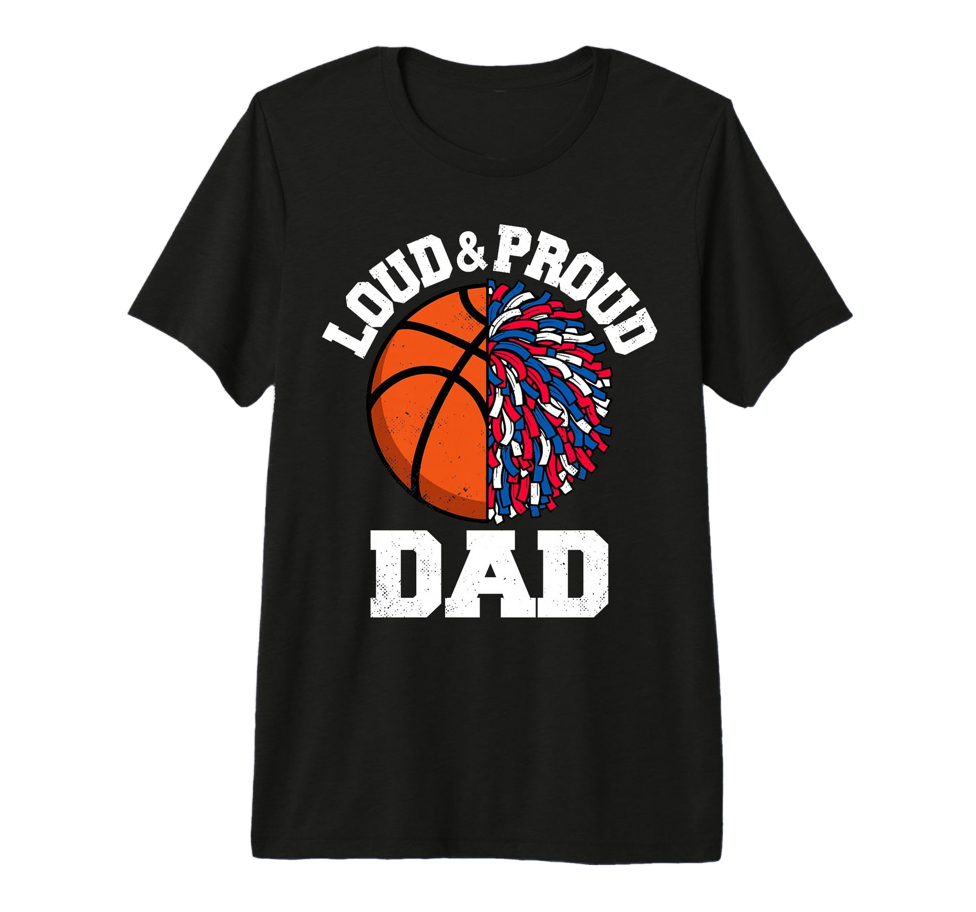 Mens Loud Proud Basketball Cheerleader T-Shirt - Graphic Print Men Women - T-Shirt, Sweatshirt, Hoodie