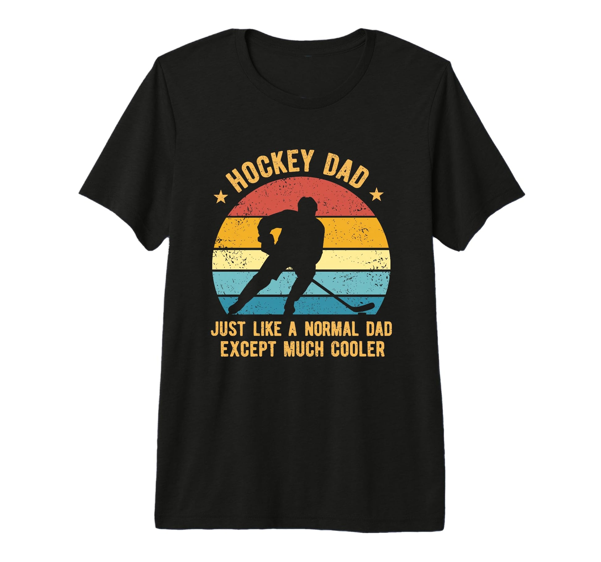 Mens Hockey Dad Just Like Normal Dad T-Shirt - Novelty Apparel Unisex - T-Shirt, Sweatshirt, Hoodie