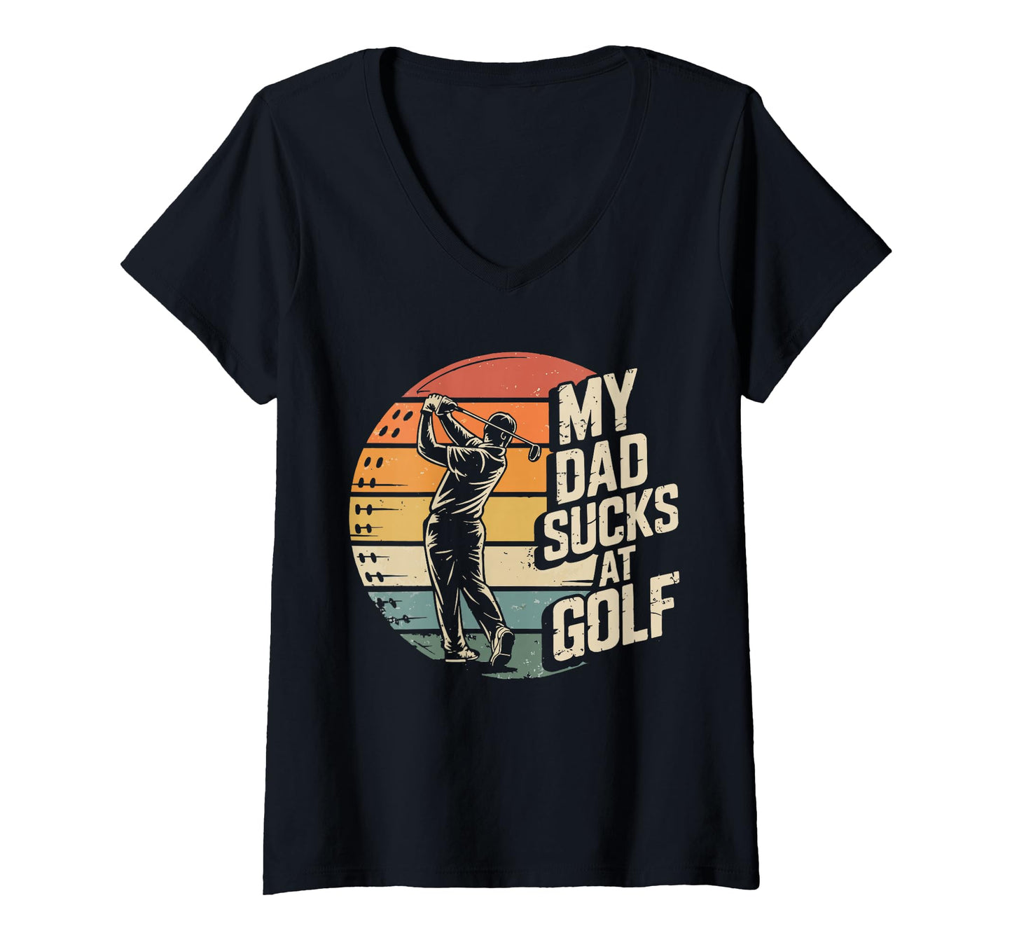 Golf Dad Funny Papa Golfer Golfing Sweatshirt - Graphic Print for Adults - T-Shirt, Sweatshirt, Hoodie