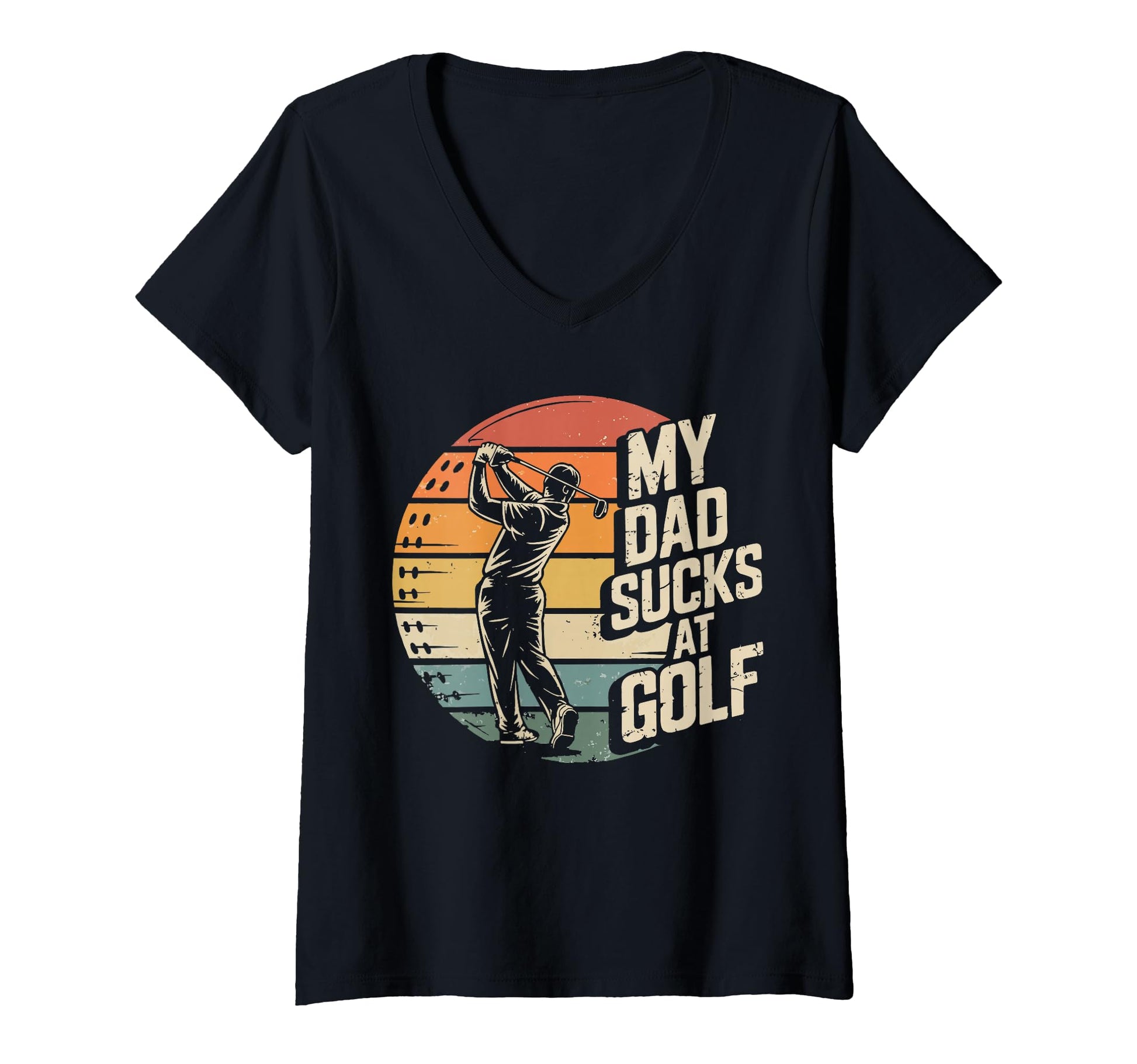 Golf Dad Funny Papa Golfer Golfing Sweatshirt - Graphic Print for Adults - T-Shirt, Sweatshirt, Hoodie