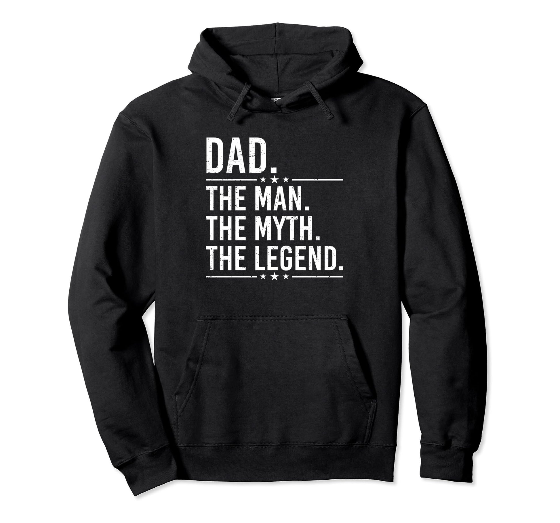 Dad Myth Legend Funny Fathers Day Hoodie - Trendy Graphic Men Women - T-Shirt, Sweatshirt, Hoodie