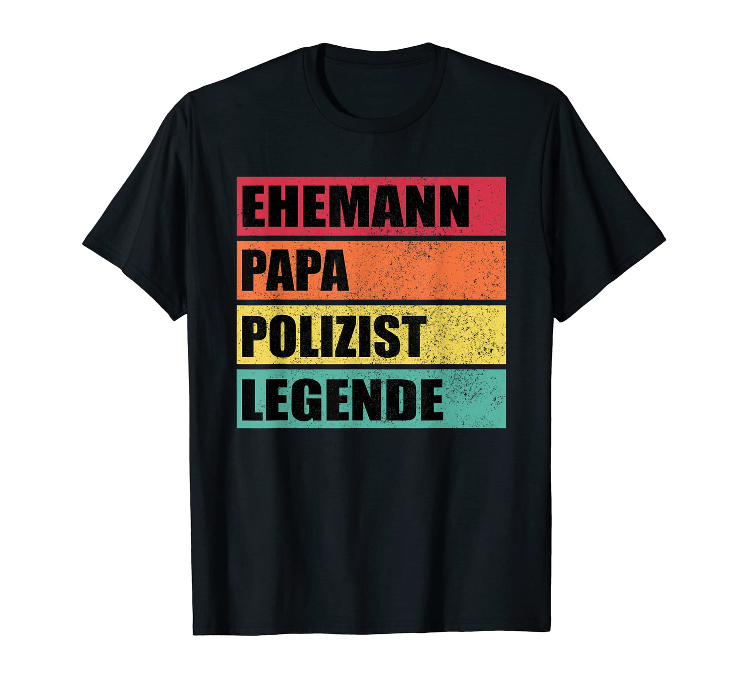 Mens Police Officer Profession Dad Legend T-Shirt - Graphic Print Unisex - T-Shirt, Sweatshirt, Hoodie