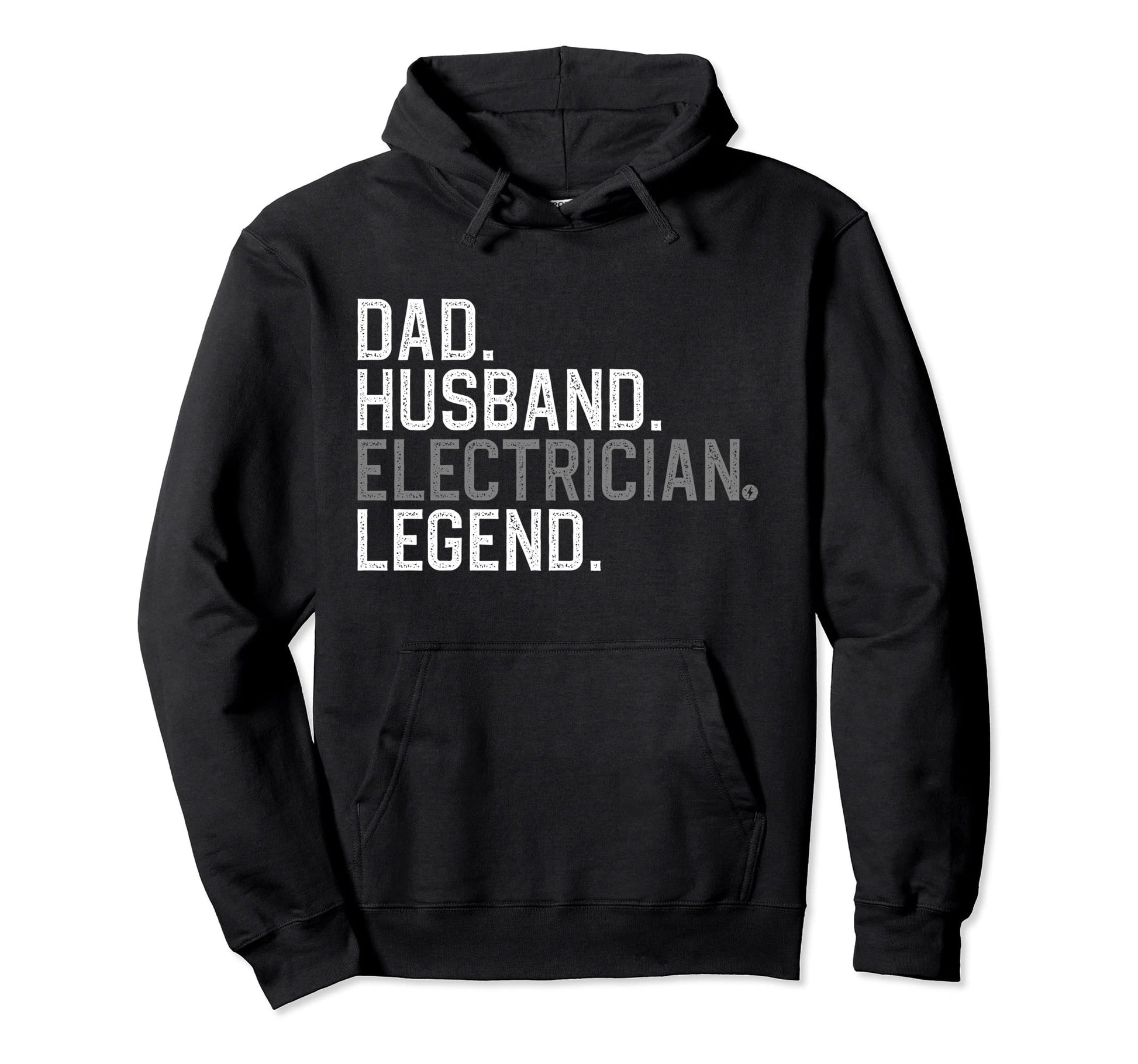 Electrician Dad Husband Professional Hoodie - Minimalist Print for Adults - T-Shirt, Sweatshirt, Hoodie