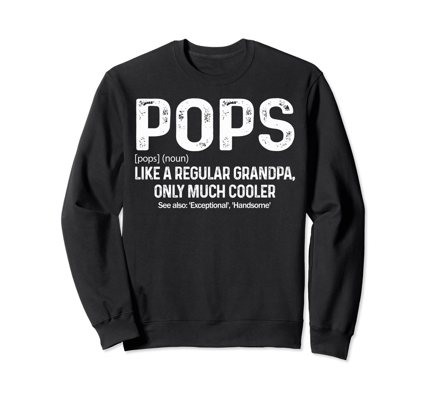 Pops Definition Like Regular Sweatshirt - Minimalist Print Men Women - T-Shirt, Sweatshirt, Hoodie