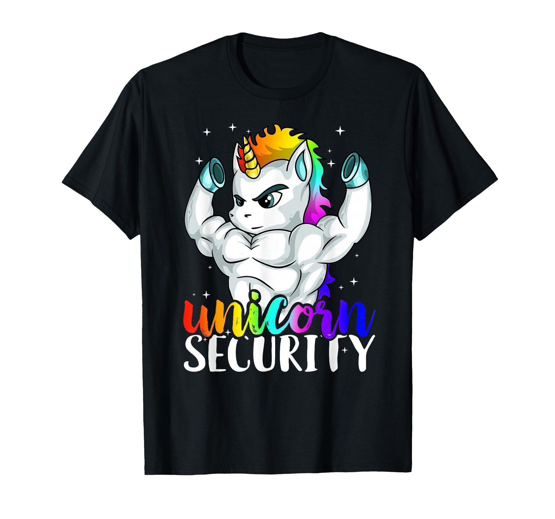 Unicorn Security Squad Muscle Funny T-Shirt - Streetwear Style for Adults - T-Shirt, Sweatshirt, Hoodie