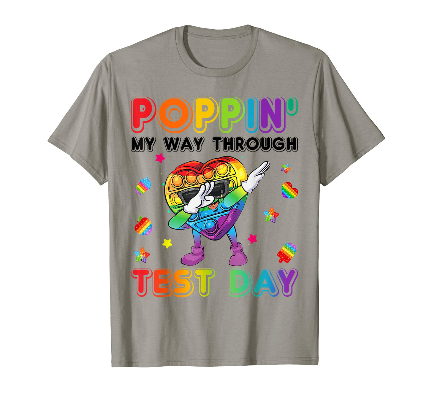 Pop It Heart Shape Dabbing Poppin My T-Shirt - Streetwear Style for Adults - T-Shirt, Sweatshirt, Hoodie