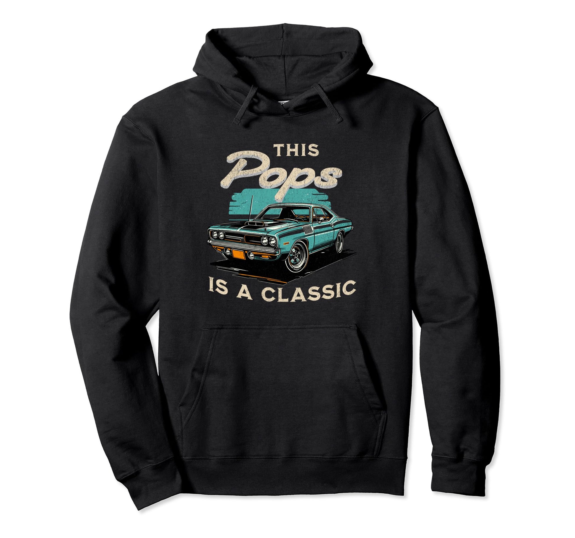 This Pops Is Fathers Day Car Hoodie - Trendy Graphic for Adults - T-Shirt, Sweatshirt, Hoodie