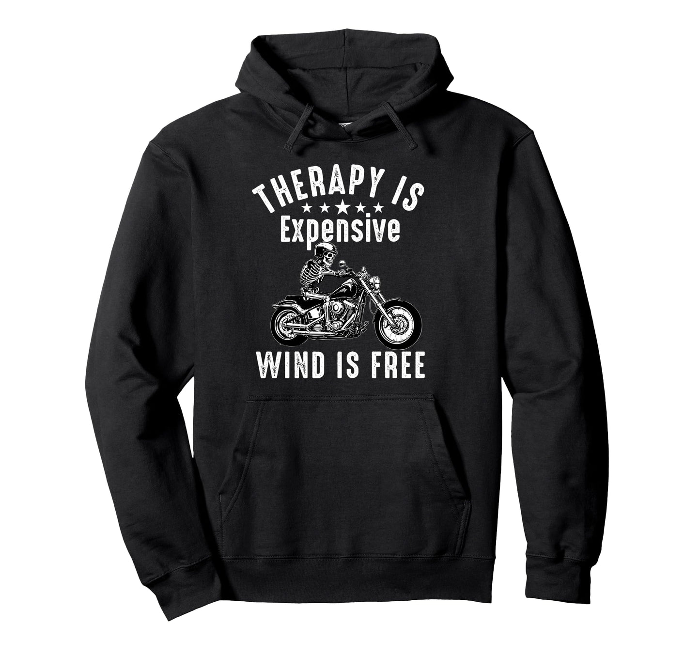 Therapy Is Expensive Wind Is Free Hoodie - Minimalist Print Men Women - T-Shirt, Sweatshirt, Hoodie