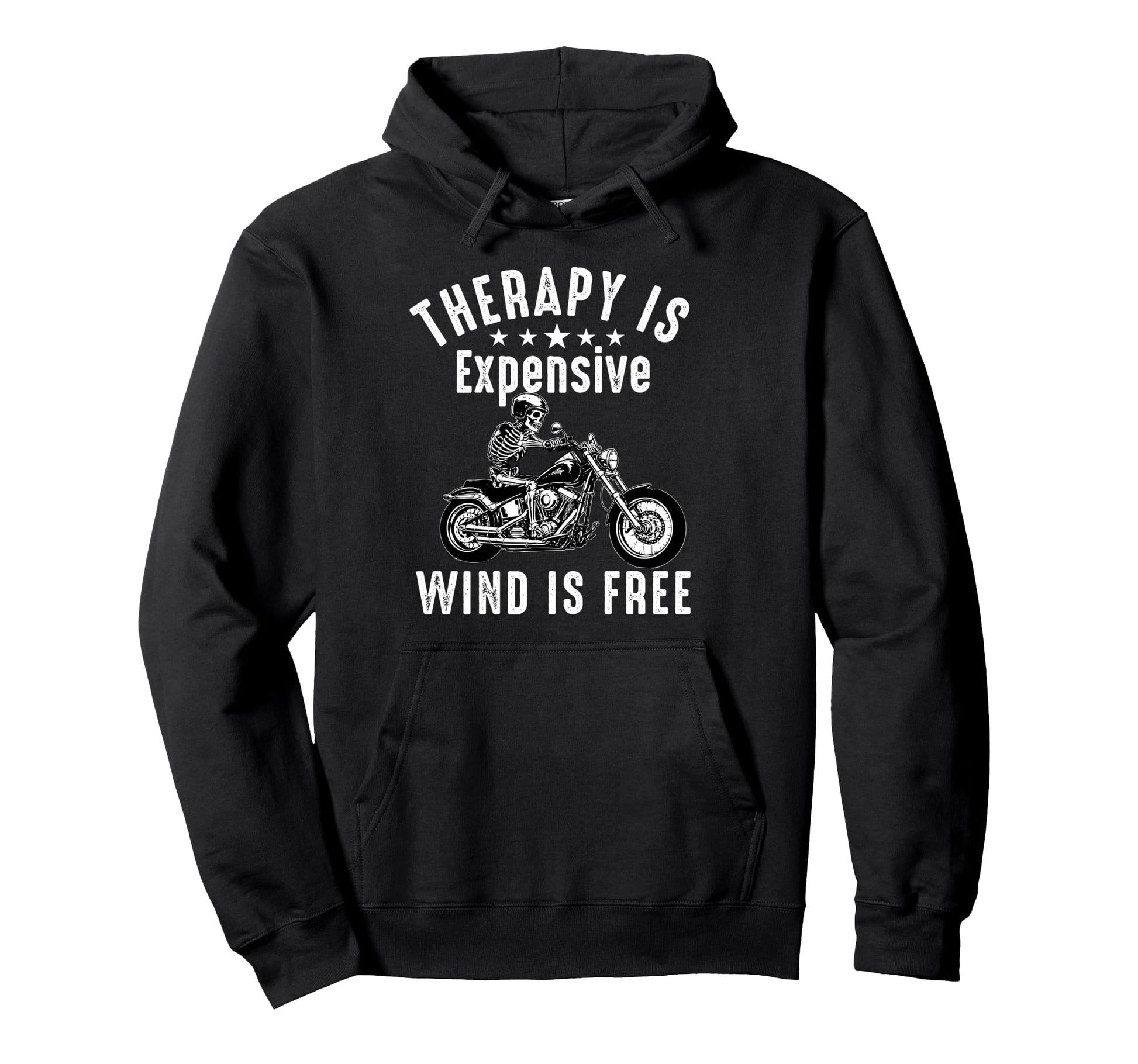 Therapy Is Expensive Wind Is Free Hoodie - Minimalist Print Men Women - T-Shirt, Sweatshirt, Hoodie