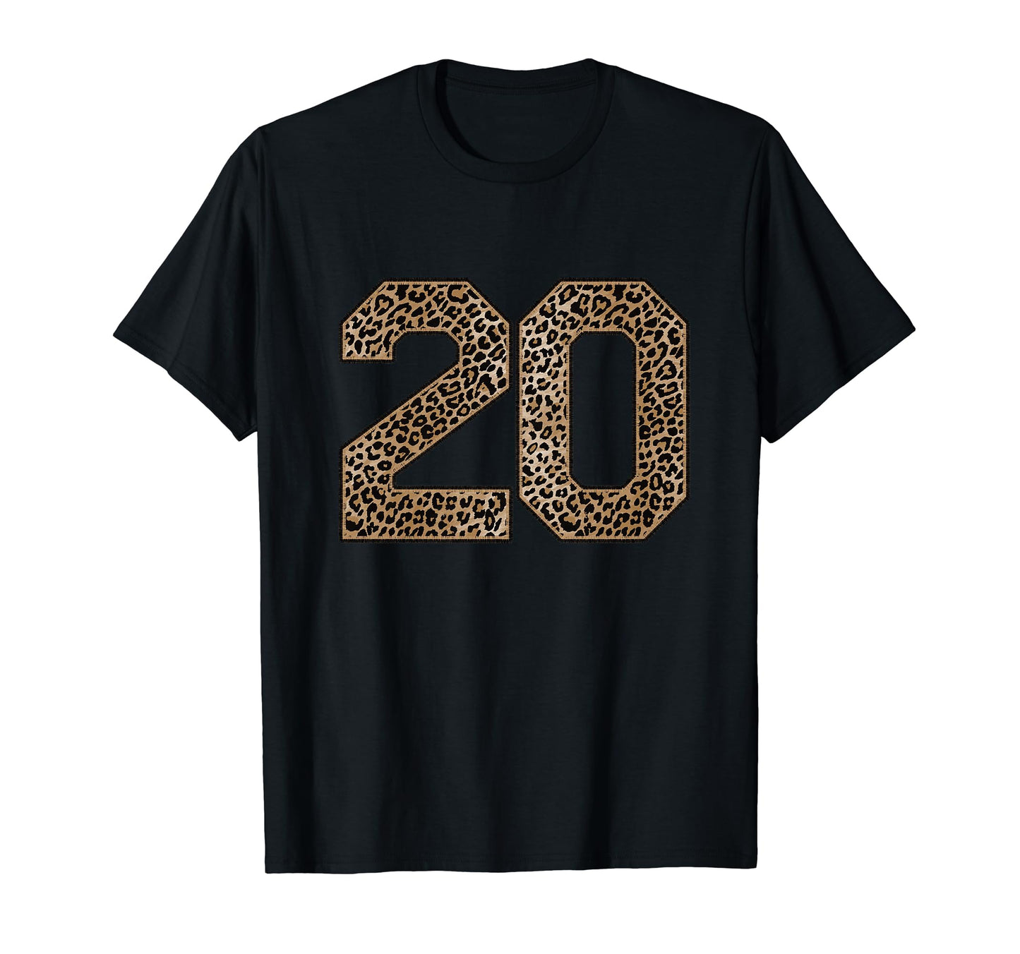 Leopard Number 20 Athlete Sports Jersey T-Shirt - Trendy Graphic Men Women - T-Shirt, Sweatshirt, Hoodie