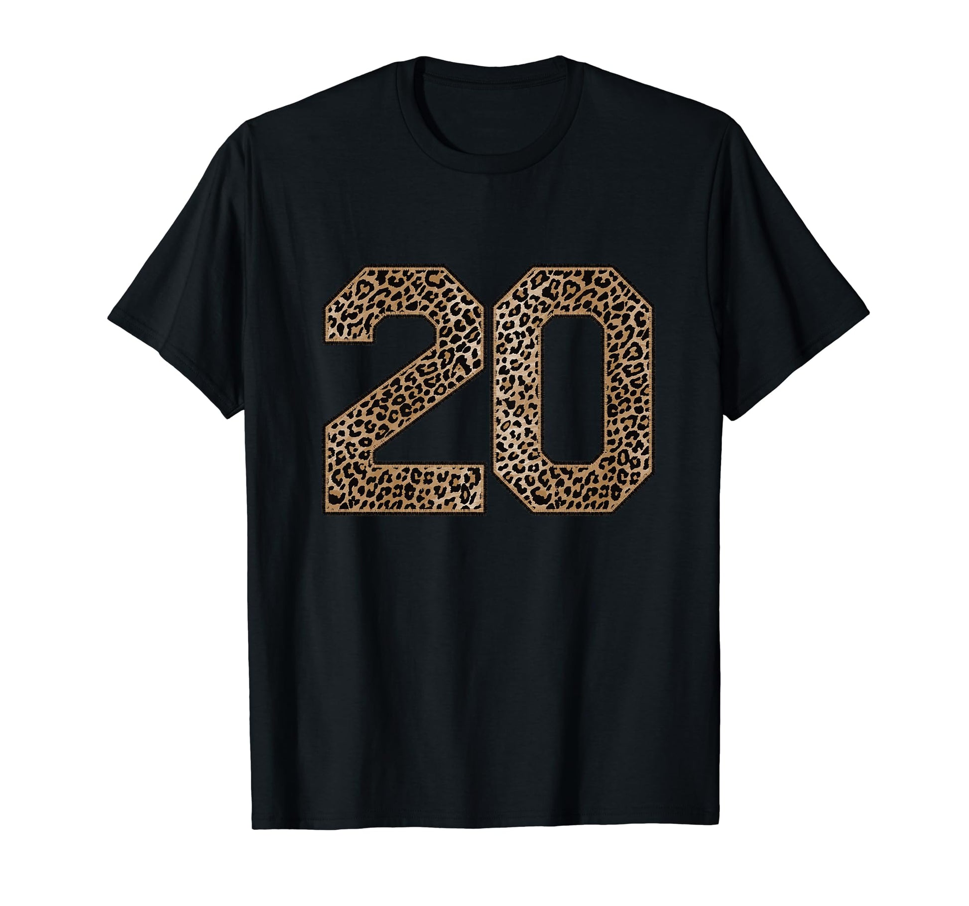Leopard Number 20 Athlete Sports Jersey T-Shirt - Trendy Graphic Men Women - T-Shirt, Sweatshirt, Hoodie