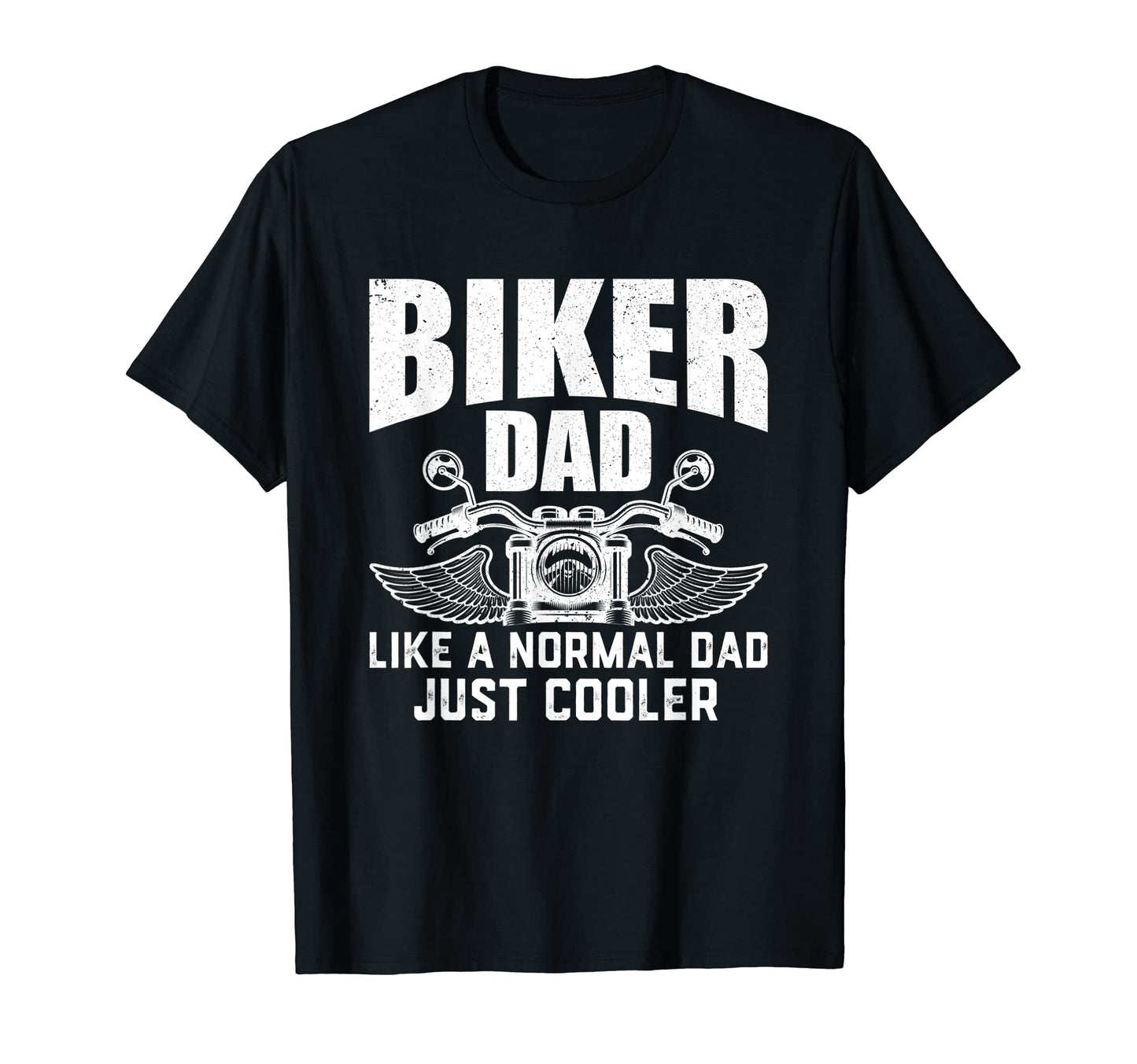 Mens Biker Dad Funny Motorcycle Gift T-Shirt - Minimalist Print Unisex - T-Shirt, Sweatshirt, Hoodie