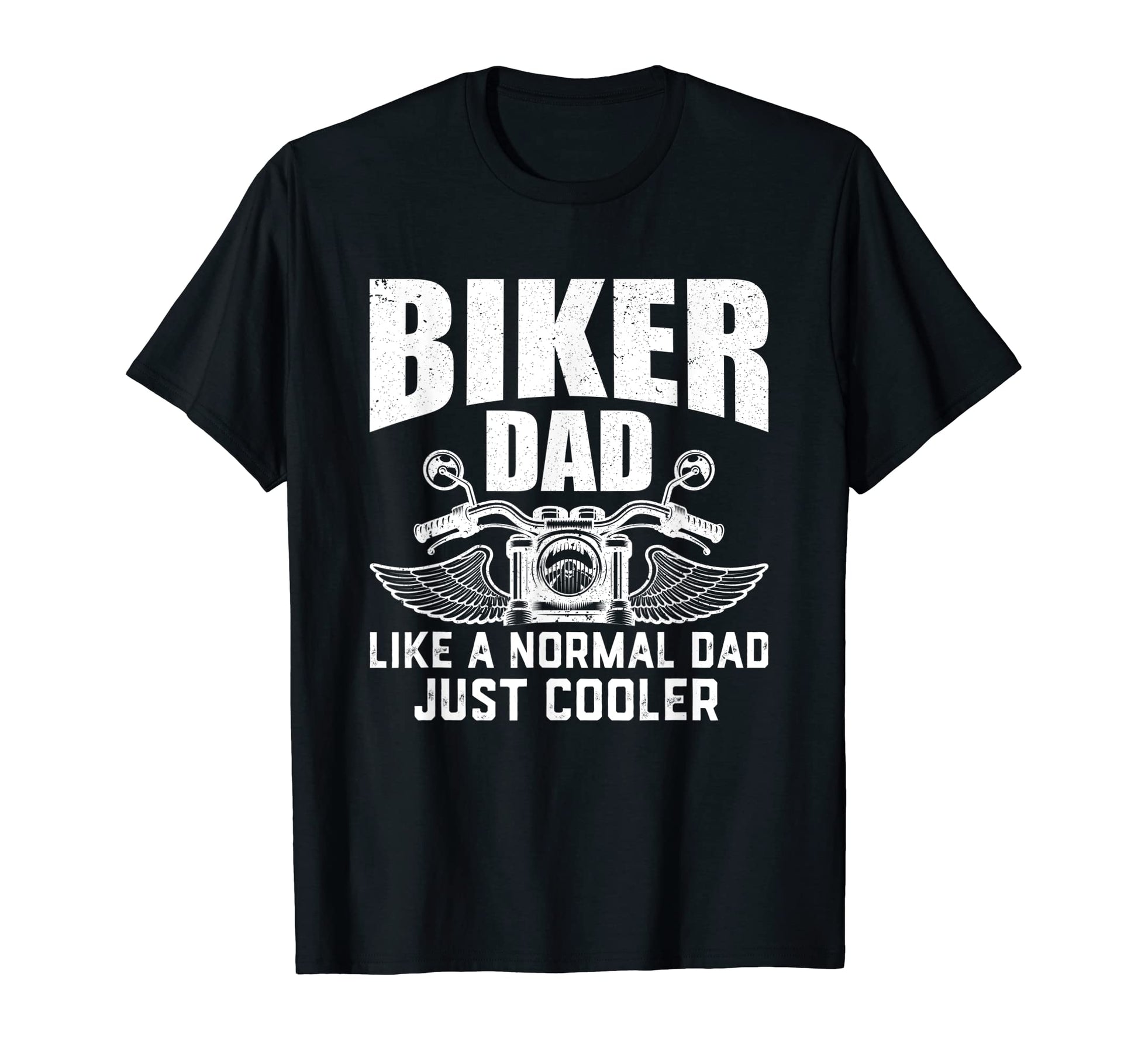 Mens Biker Dad Funny Motorcycle Gift T-Shirt - Minimalist Print Unisex - T-Shirt, Sweatshirt, Hoodie