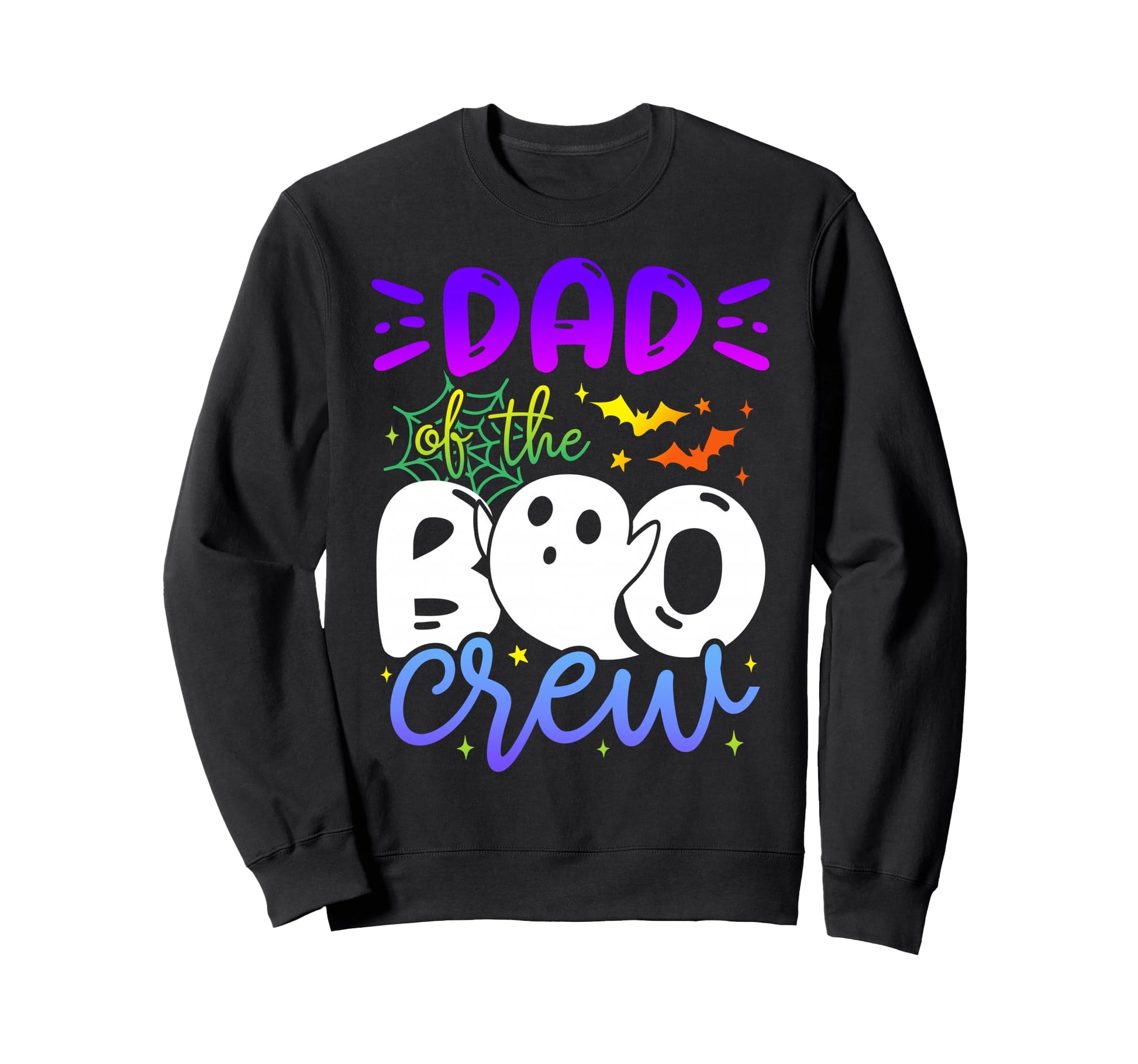 Dad Boo Halloween Crew Costume Boo Sweatshirt - Graphic Print for Adults - T-Shirt, Sweatshirt, Hoodie