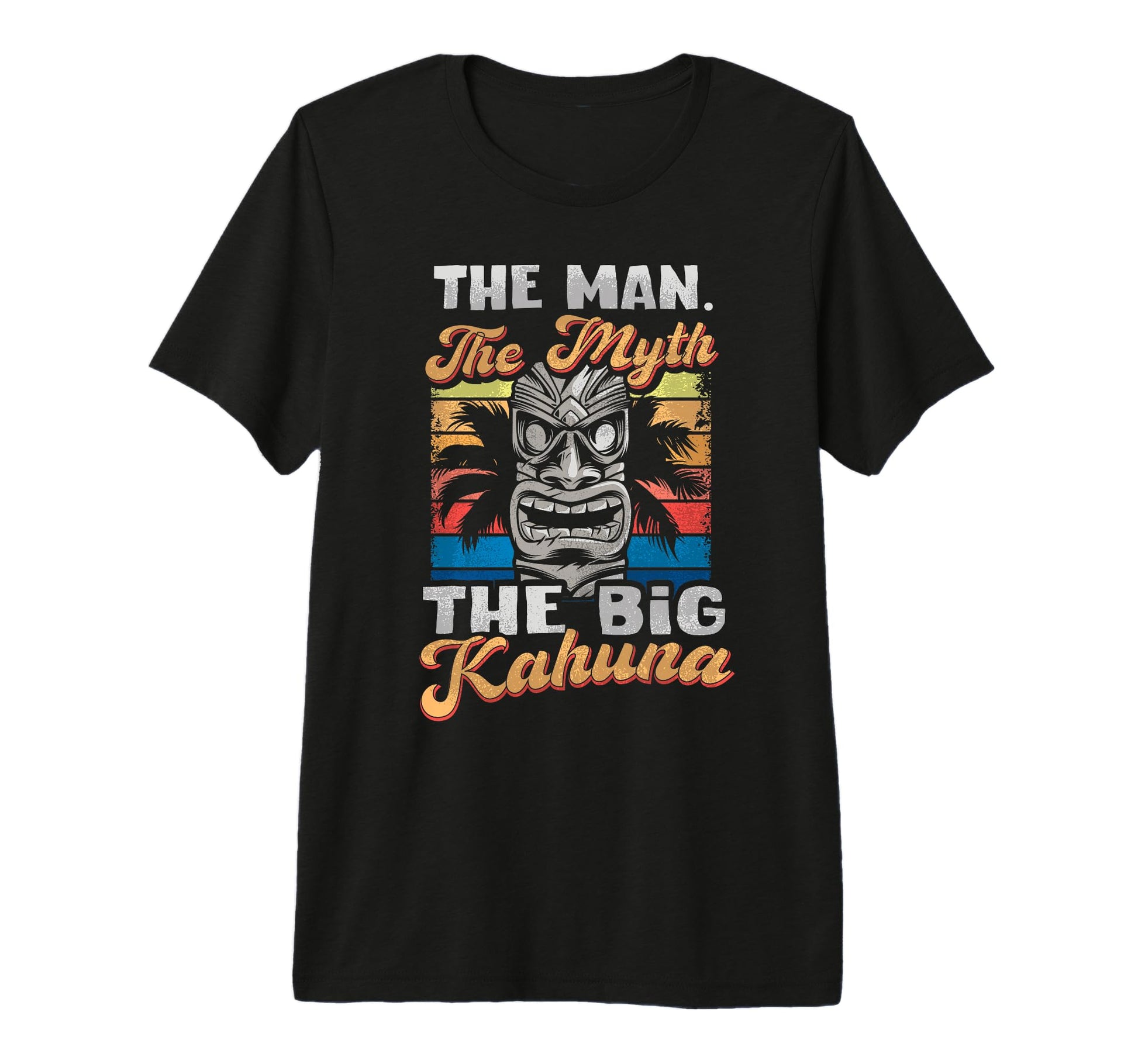 Dad Myth Big Kahuna Myth Legend Dad Tri T-Shirt - Graphic Print Men Women - T-Shirt, Sweatshirt, Hoodie