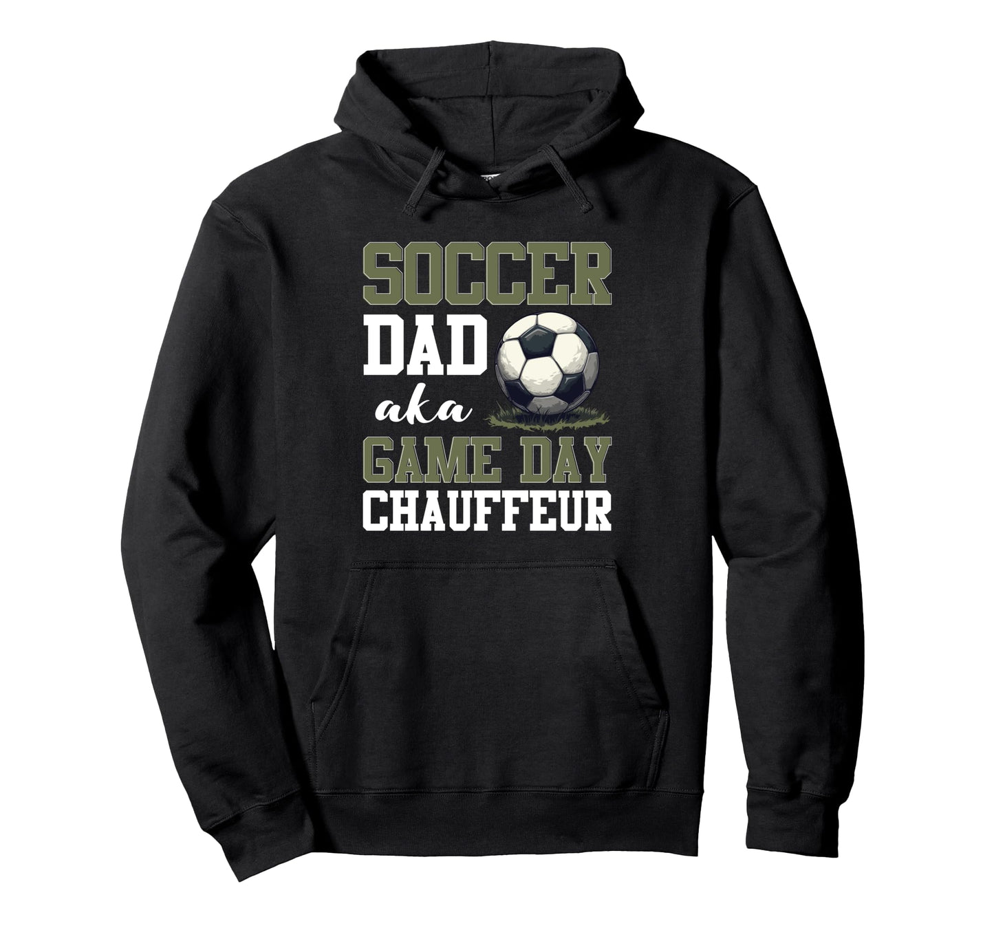 Soccer Dad Fathers Day Hoodie - Custom Art Print for Adults - T-Shirt, Sweatshirt, Hoodie
