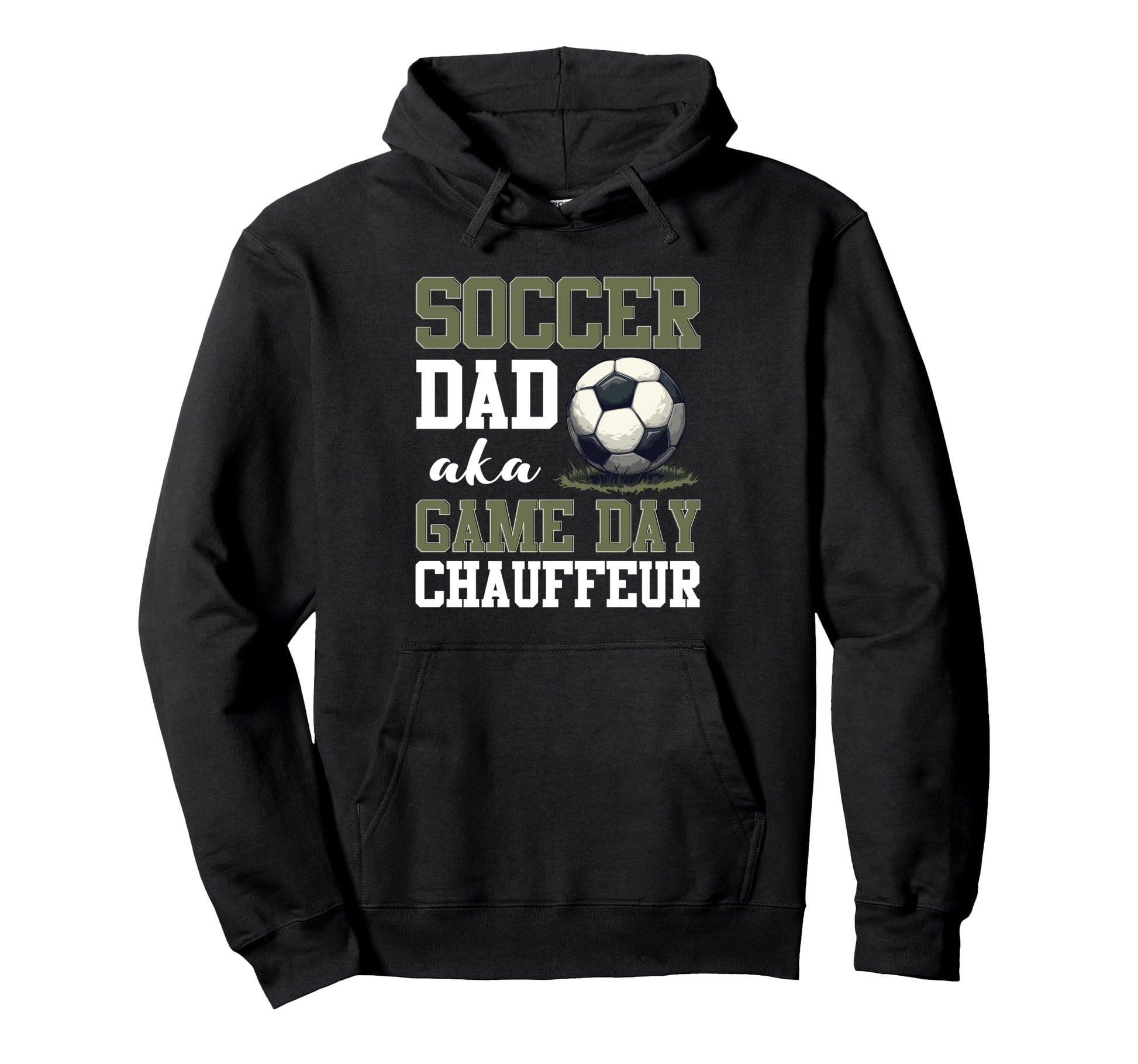Soccer Dad Fathers Day Hoodie - Custom Art Print for Adults - T-Shirt, Sweatshirt, Hoodie