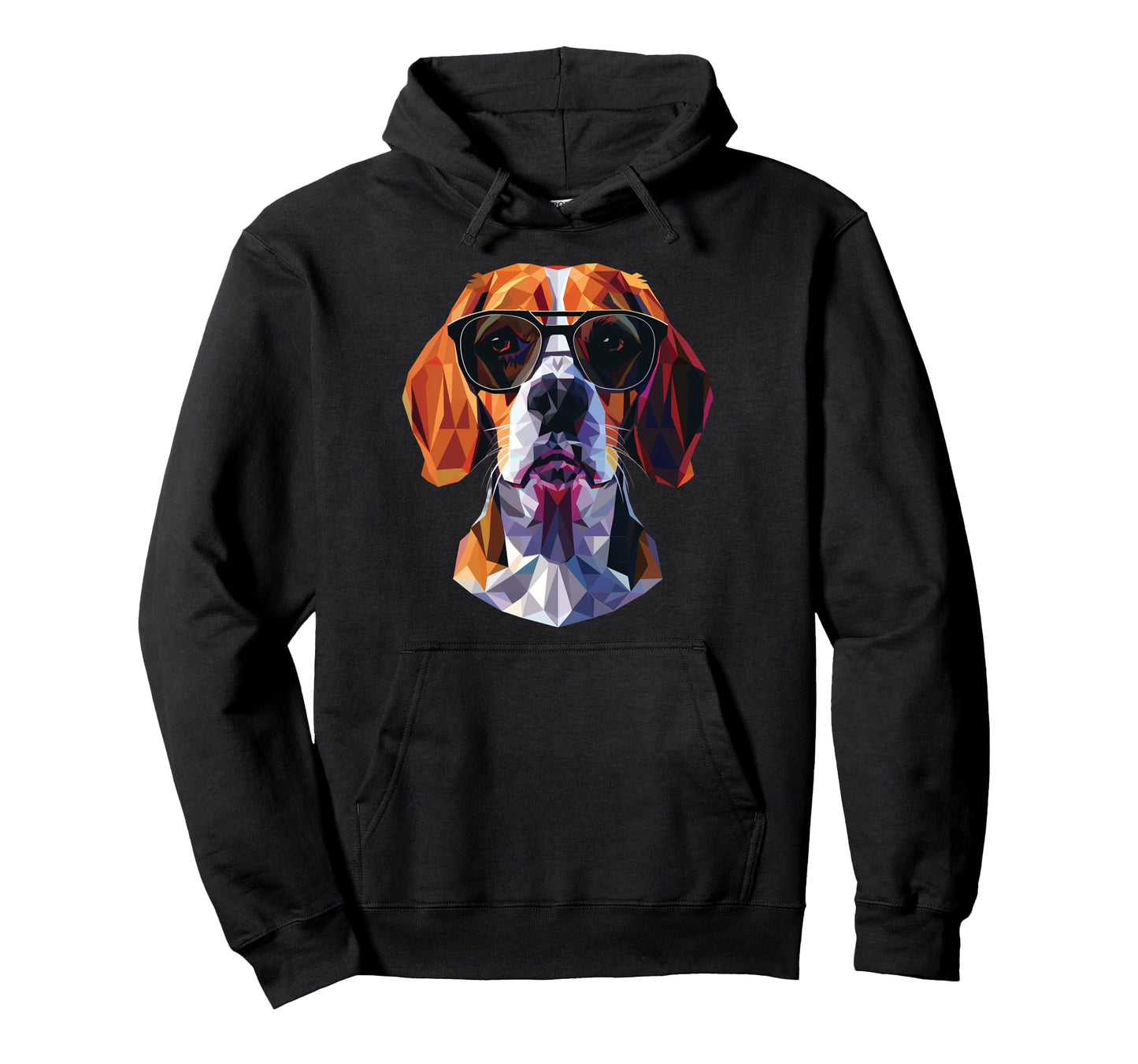 Dog Dad Mom Sunglasses Beagle Hoodie - Streetwear Style for Adults - T-Shirt, Sweatshirt, Hoodie